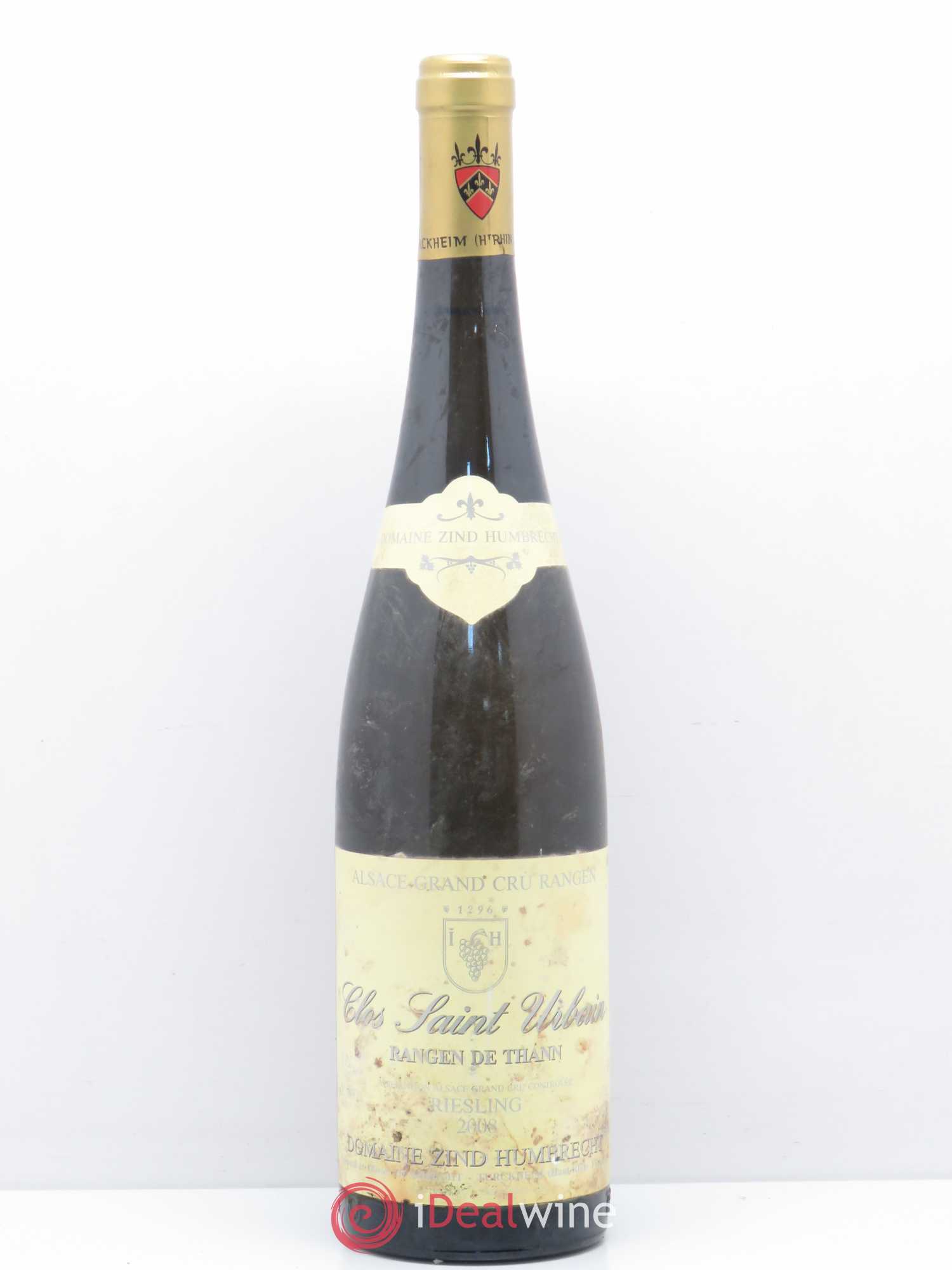 Alsace Riesling Grand Cru Rangen de Thann Clos Saint Urbain Zind-Humbrecht (Domaine) 2008 - Posten von 1 Flasche - 0