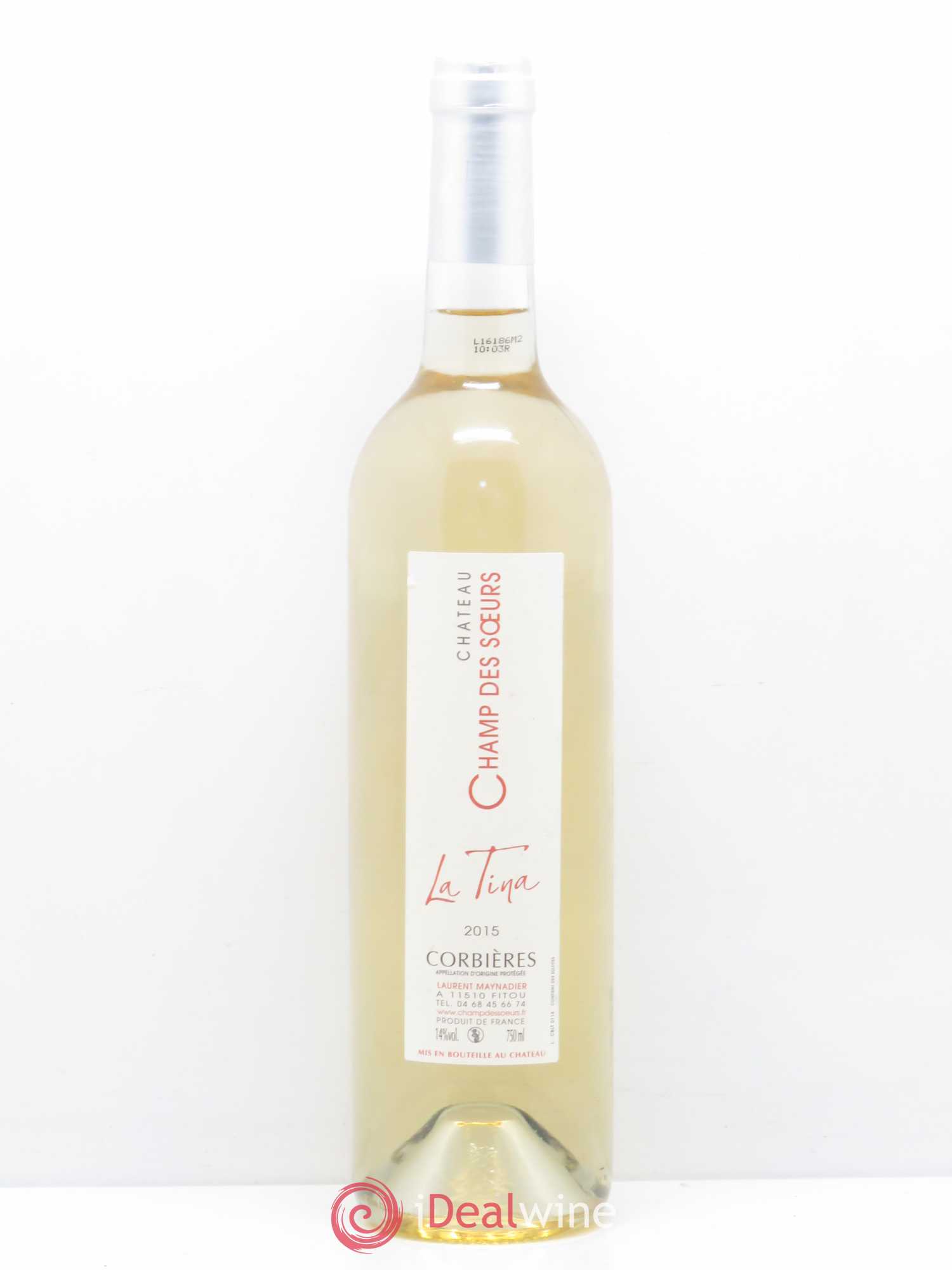 Corbières La Tina Champ des Soeurs 2015 - Lot de 1 bouteille - 0