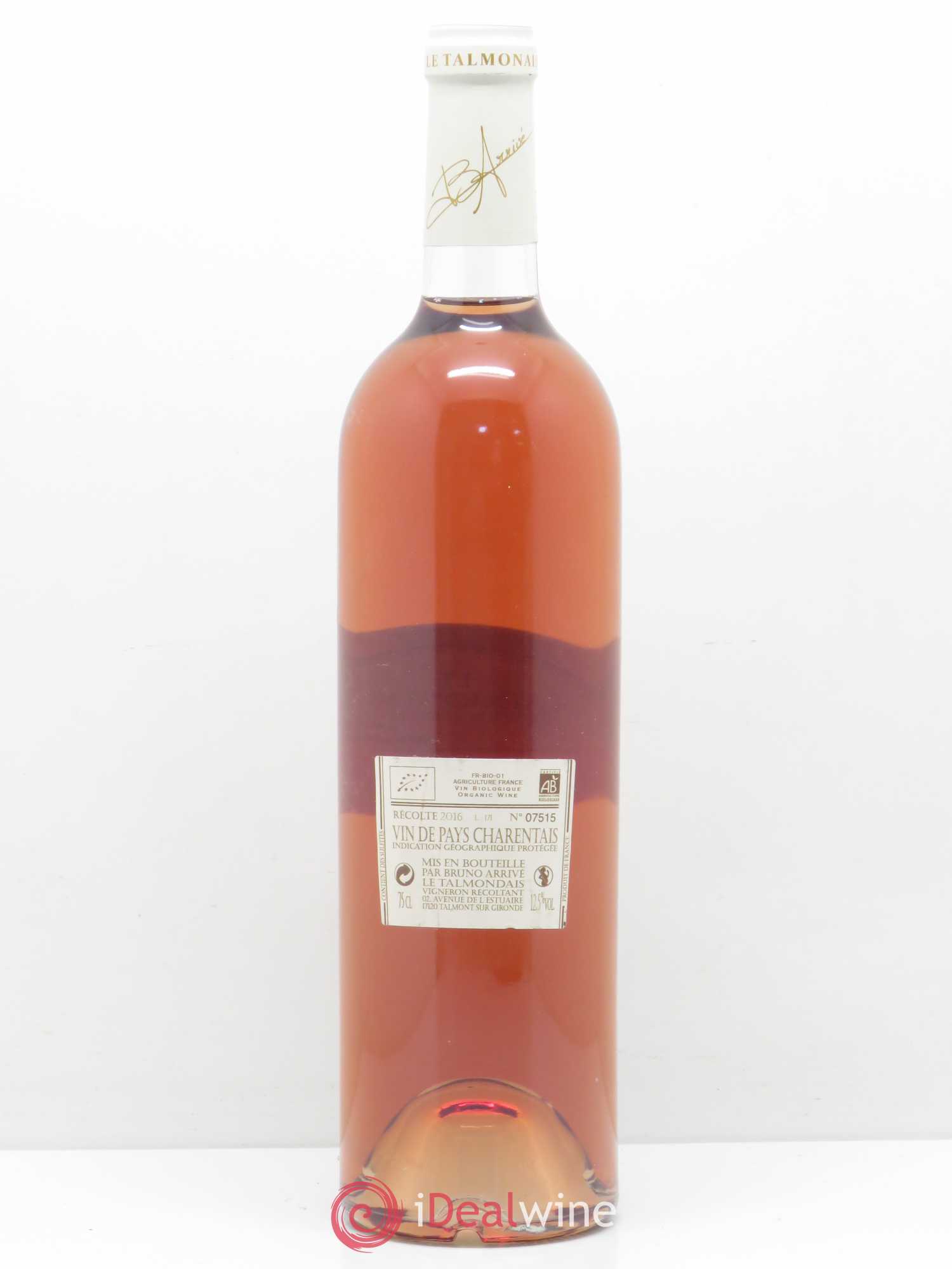 Divers le Talmondais (Charentes) 2016 - Lot de 1 bouteille - 1