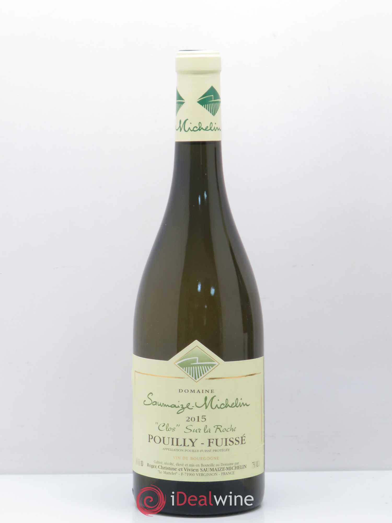Pouilly-Fuissé Le Clos sur la Roche Saumaize-Michelin 2015 - Posten von 1 Flasche - 0