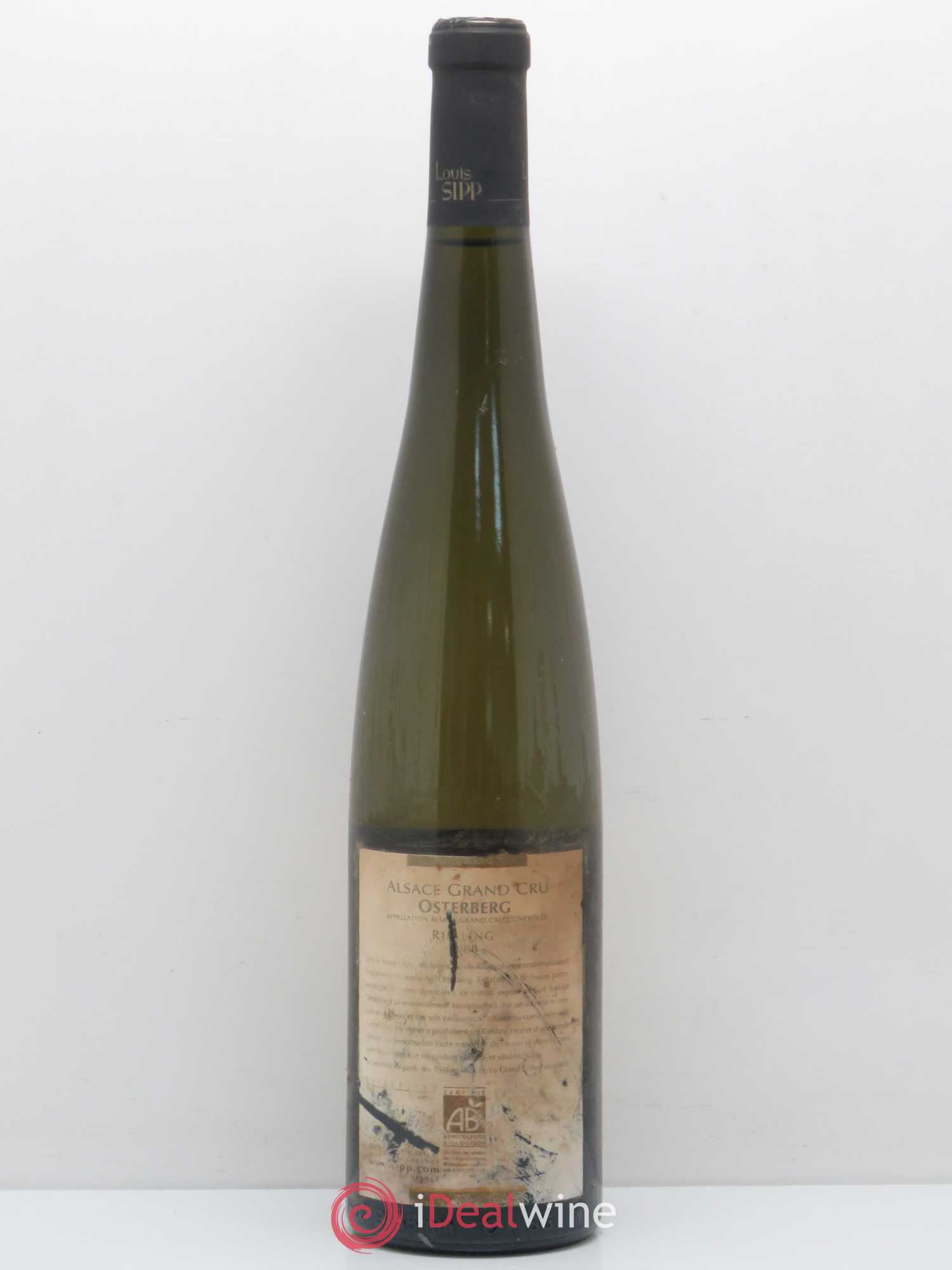 Riesling Grand Cru Osterberg Sipp 2008 - Posten von 1 Flasche - 1