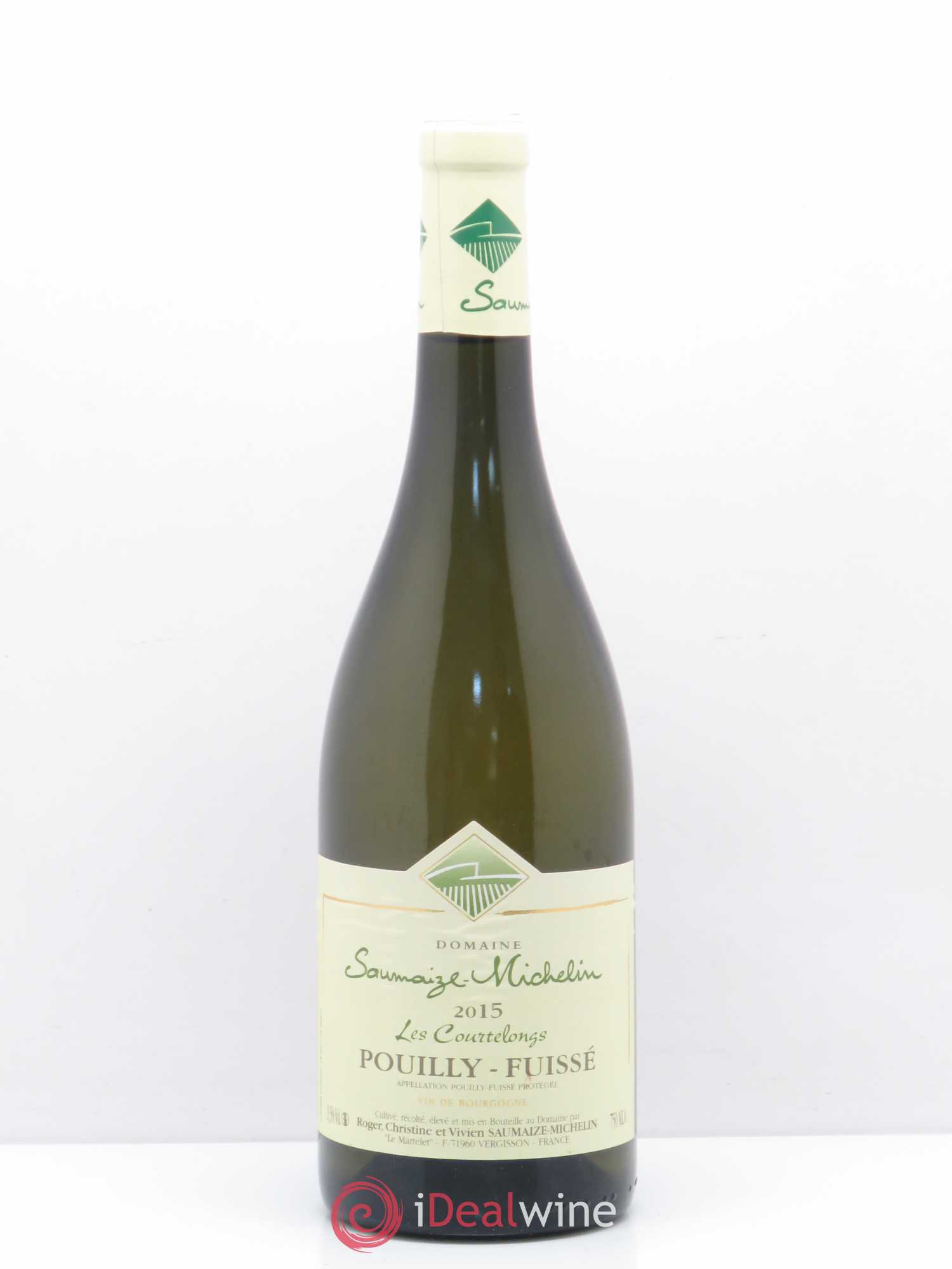 Pouilly-Fuissé Les Courtelongs Saumaize-Michelin 2015 - Posten von 1 Flasche - 0