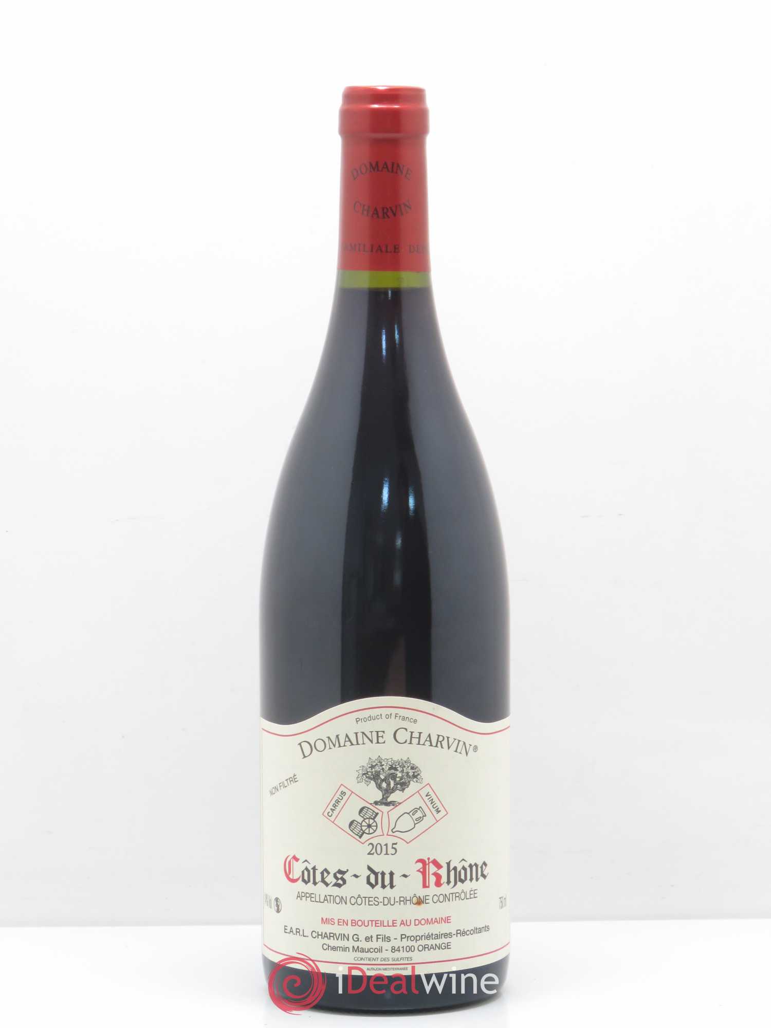 Côtes-du-Rhône Charvin (Domaine) 2015 - Lot de 1 bouteille - 0