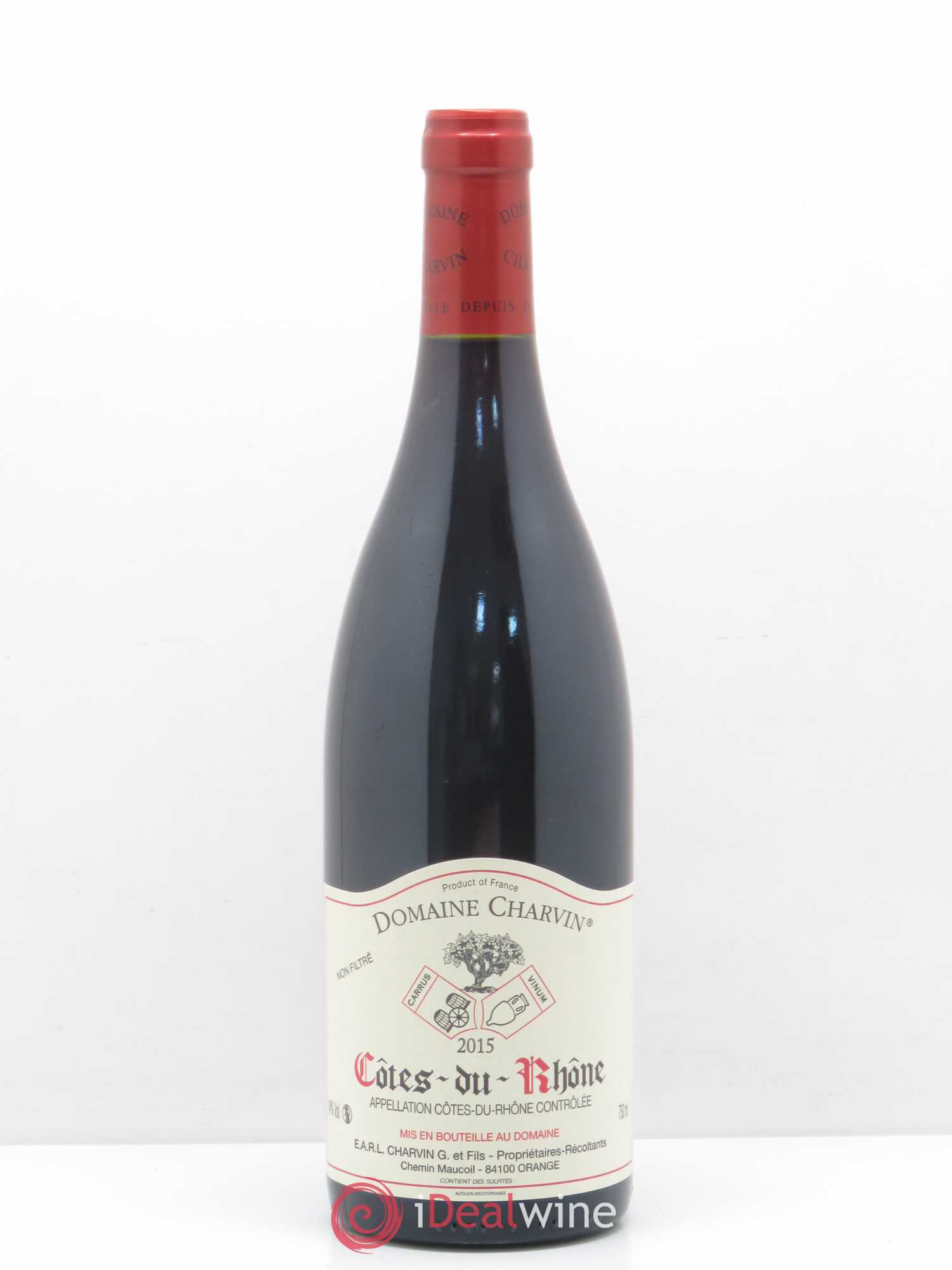 Côtes-du-Rhône Charvin (Domaine) 2015 - Lot de 1 bouteille - 0