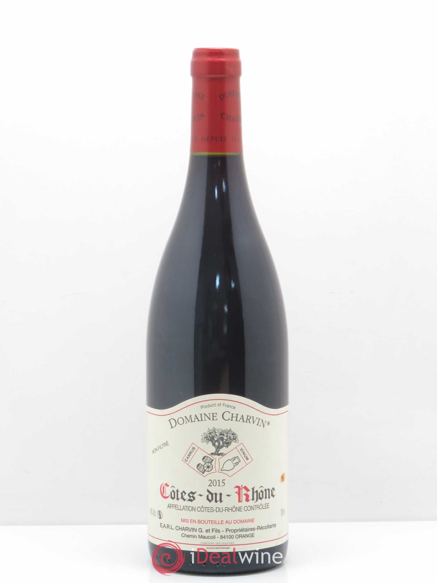 Côtes-du-Rhône Charvin (Domaine) 2015 - Lot de 1 bouteille - 0