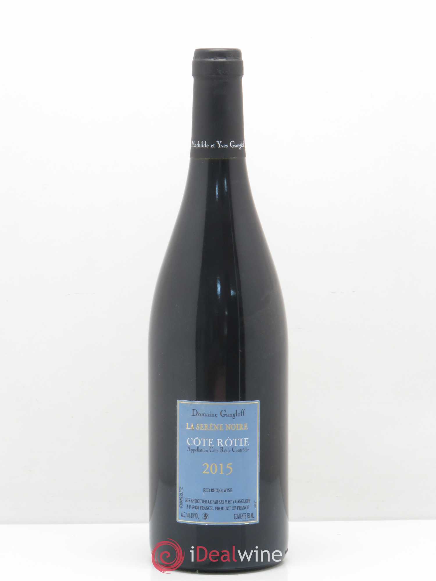 Côte-Rôtie La Sereine Noire Gangloff (Domaine) 2015 - Lot de 1 bouteille - 1