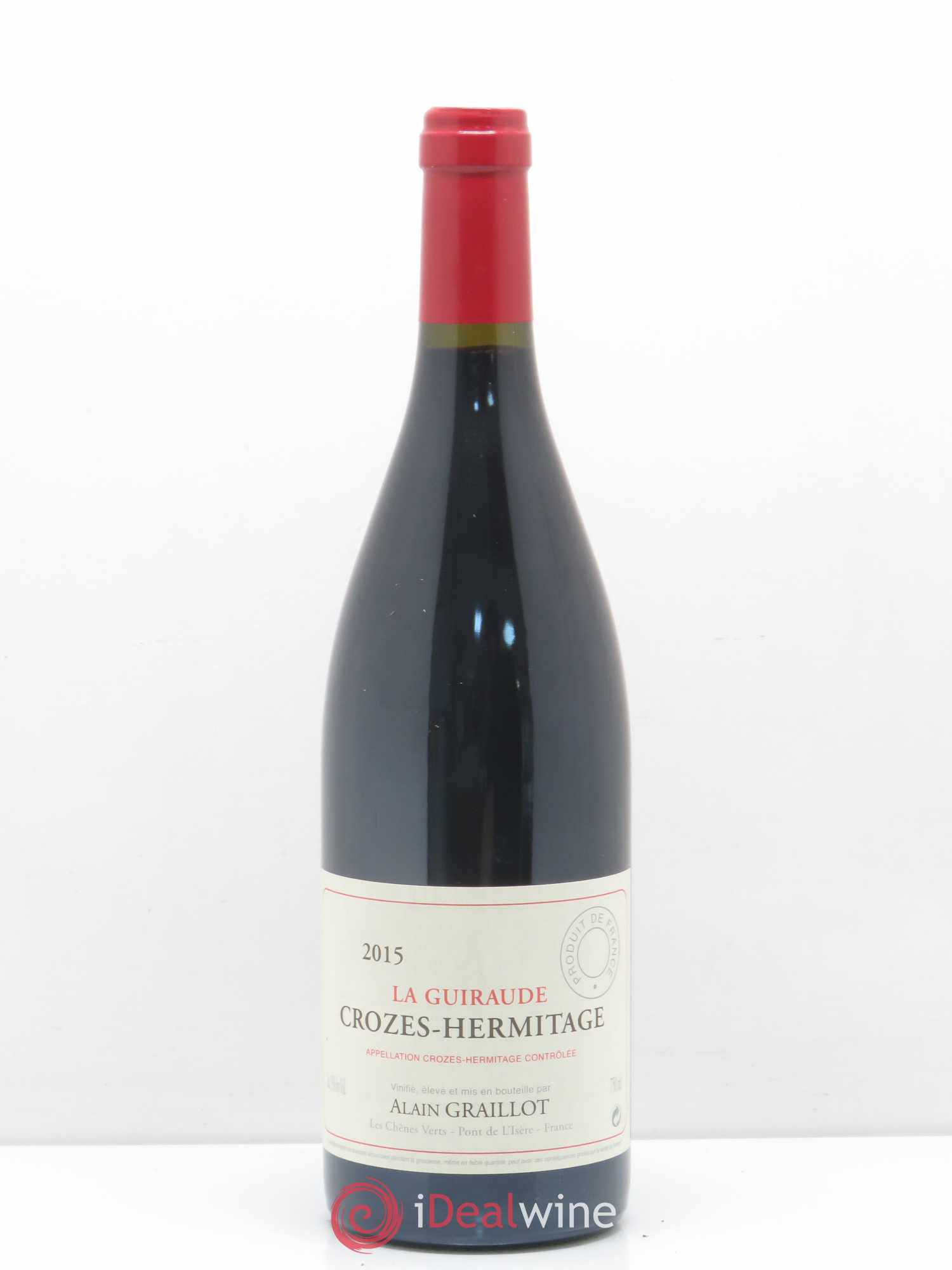 Crozes-Hermitage La Guiraude Domaine Graillot 2015 - Lot de 1 bouteille - 0