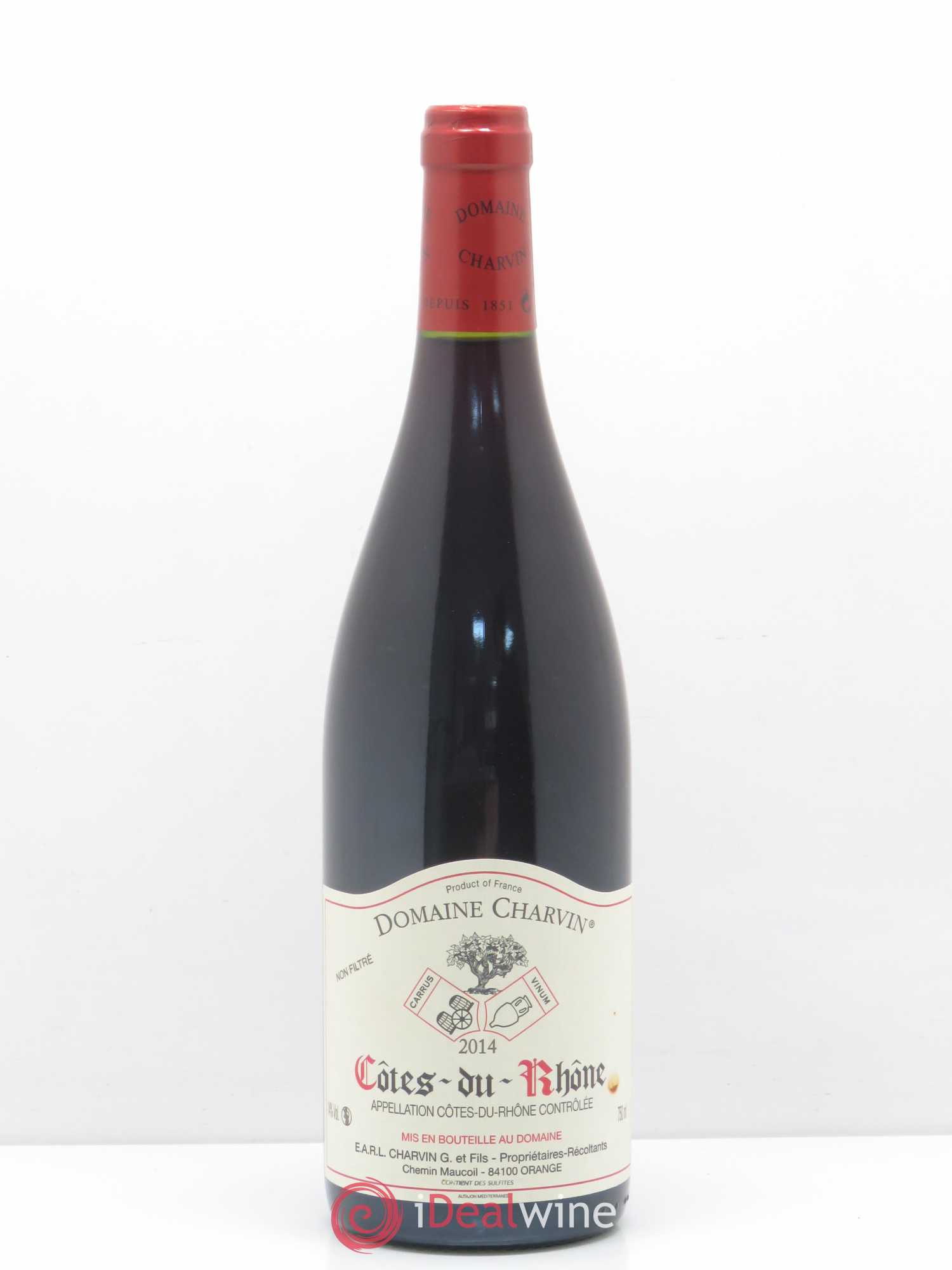 Côtes-du-Rhône Charvin (Domaine) 2014 - Lot de 1 bouteille - 0