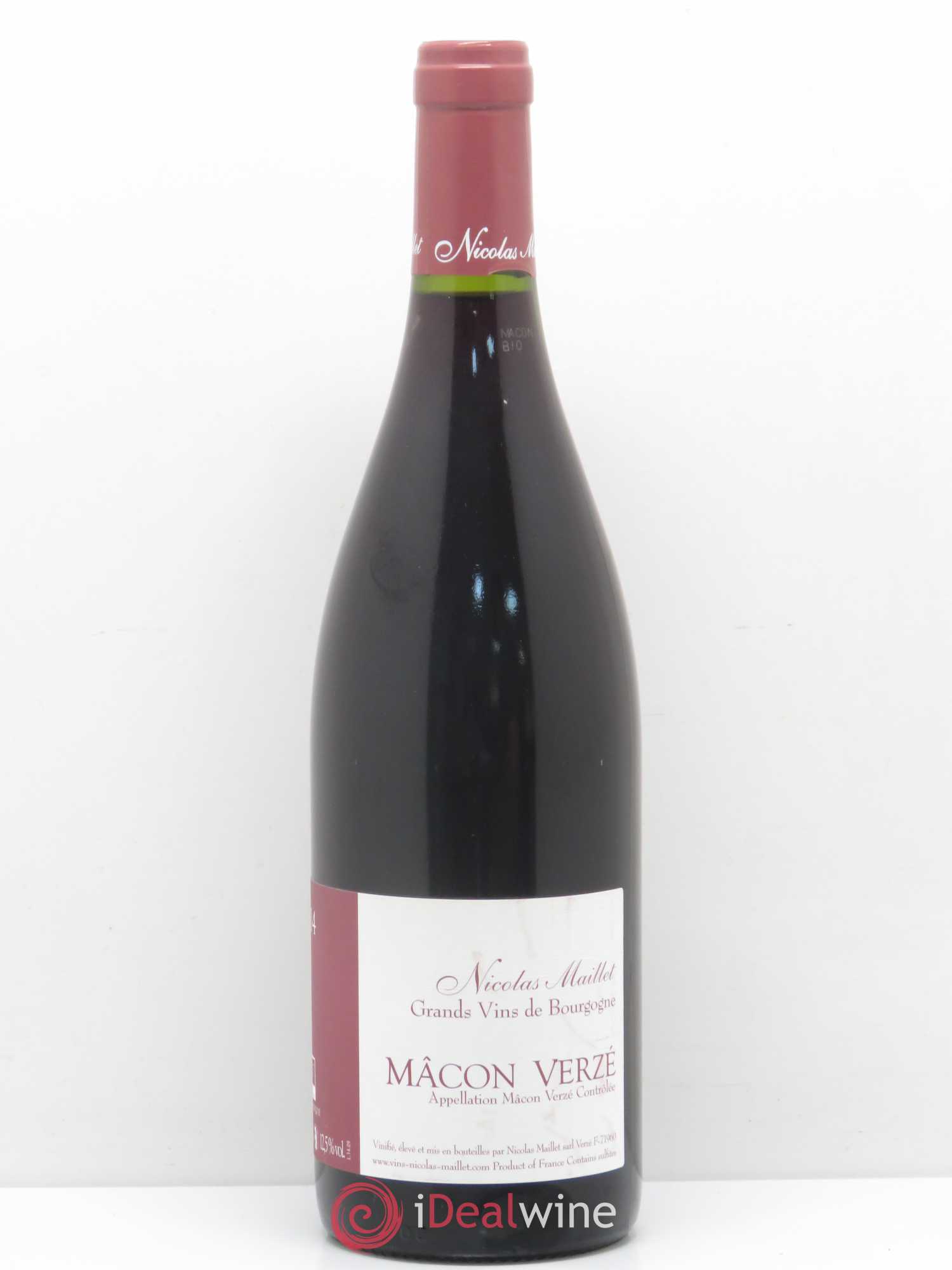 Mâcon-Verzé Nicolas Maillet 2014 - Lot de 1 bouteille - 0
