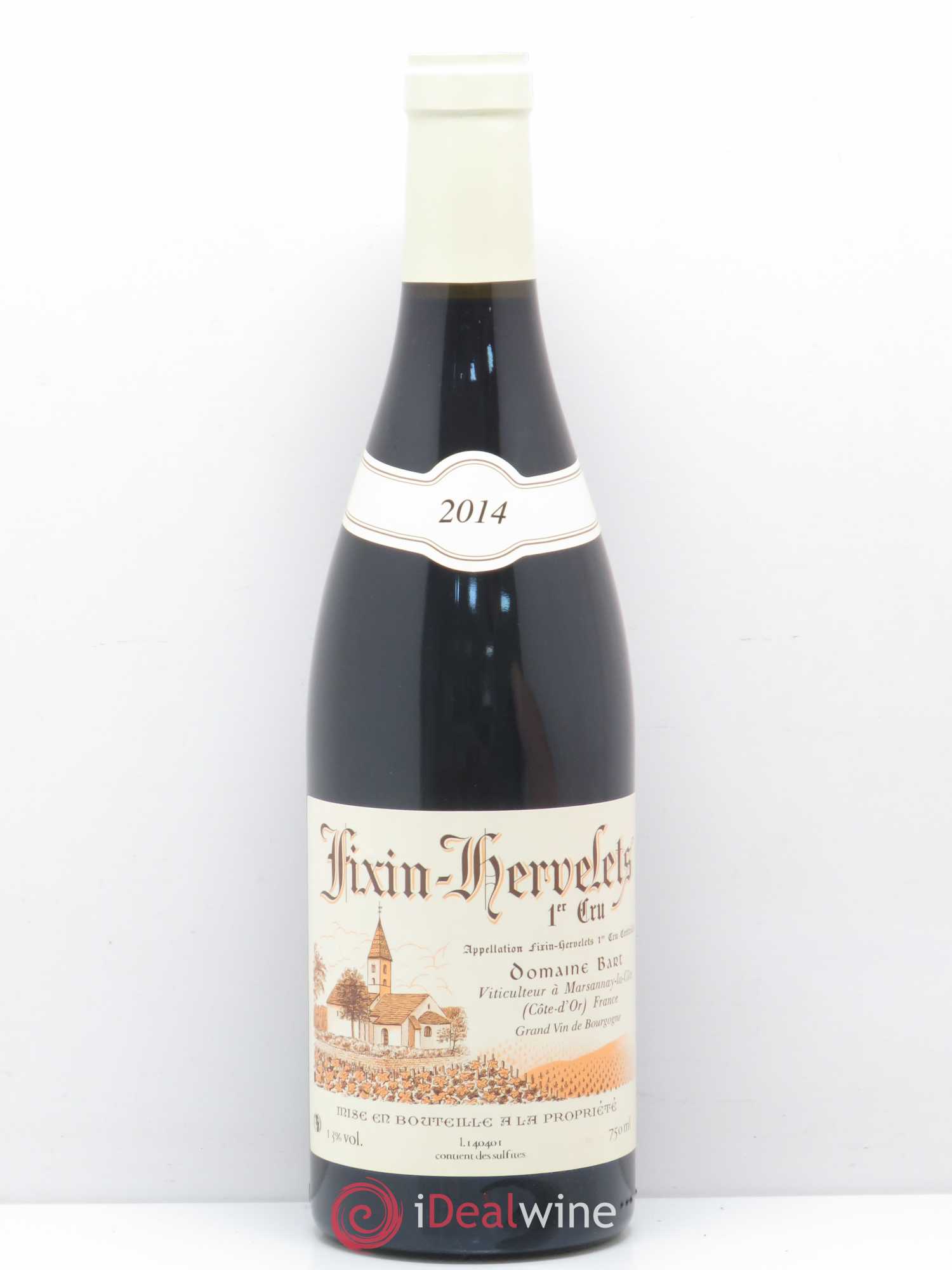 Fixin 1er Cru Les Hervelets Bart 2014 - Lot de 1 bouteille - 0