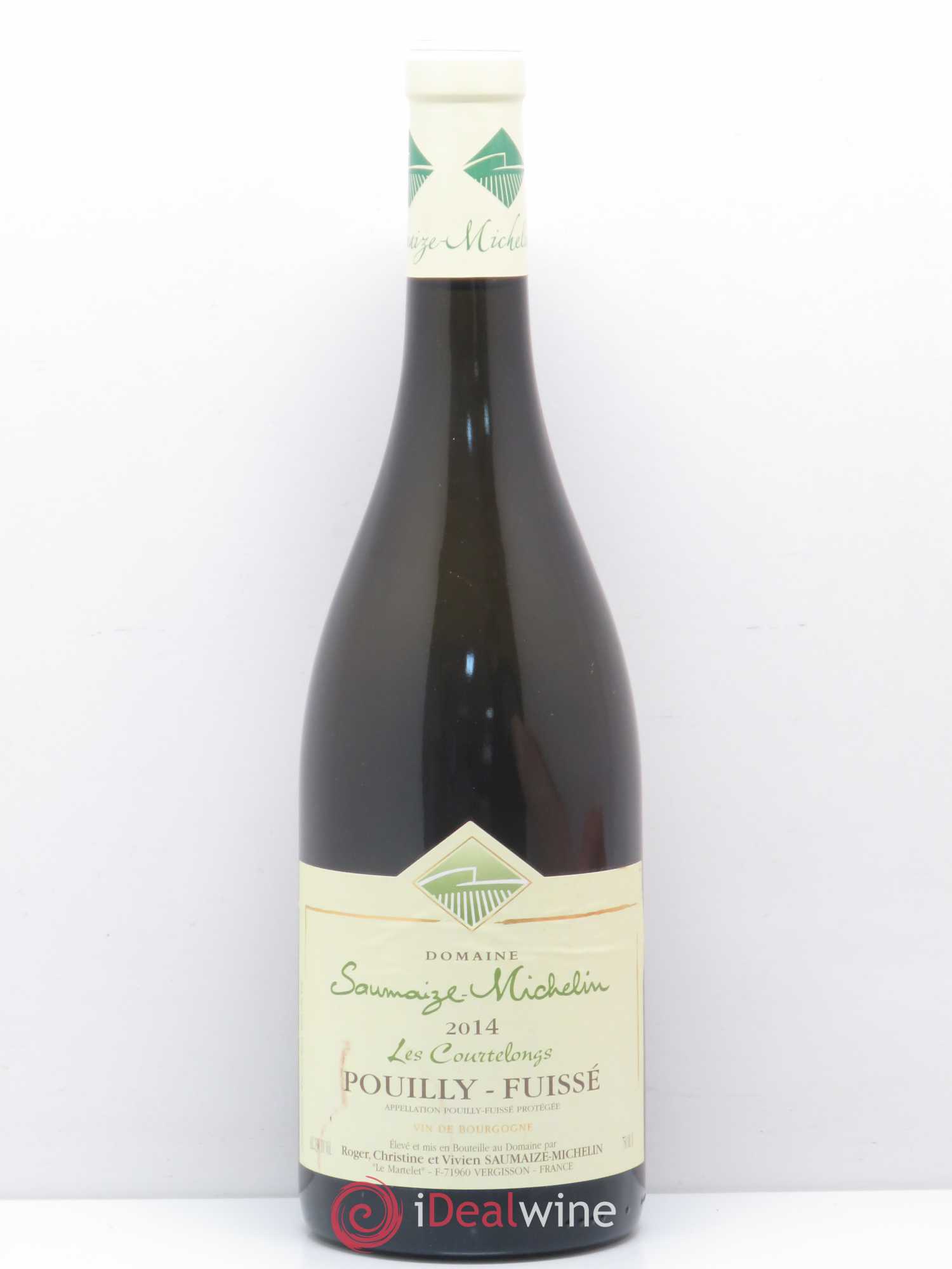 Pouilly-Fuissé Les Courtelongs Saumaize-Michelin 2014 - Posten von 1 Flasche - 0