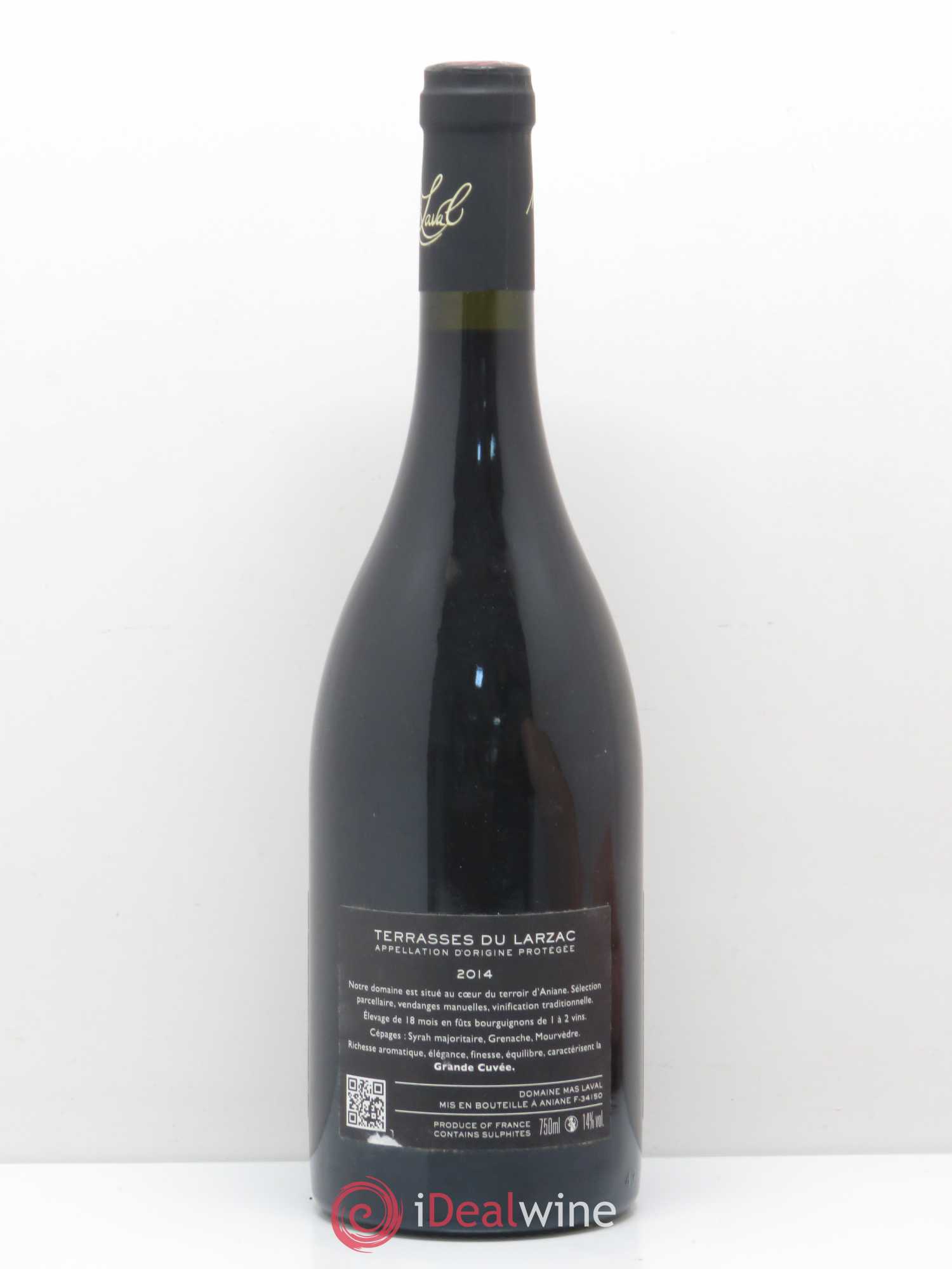 Pays d'Hérault Mas Laval Grande Cuvée Joël Laval 2014 - Lot de 1 bouteille - 1