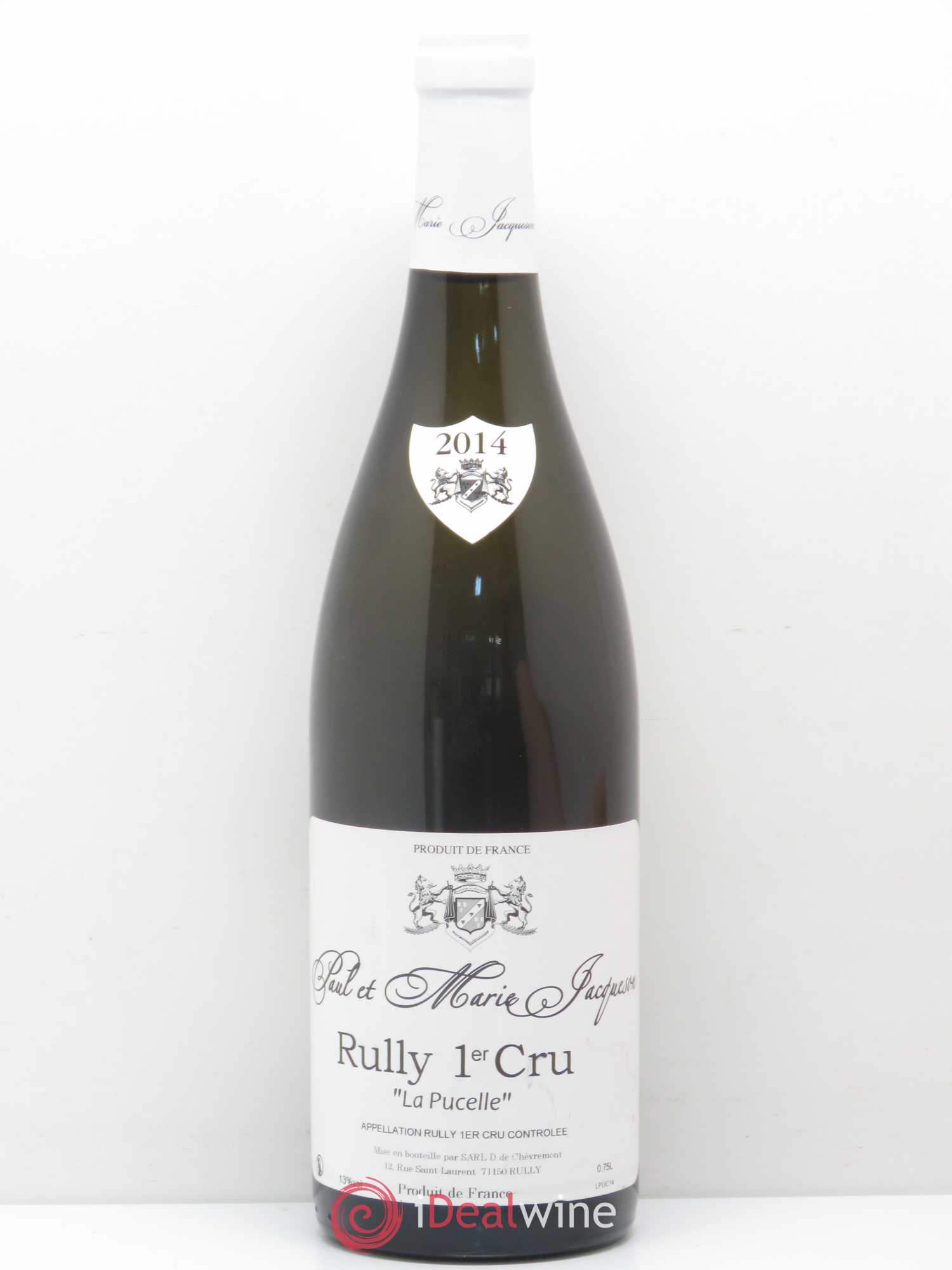 Rully 1er Cru La Pucelle Paul & Marie Jacqueson 2014 - Lot de 1 bouteille - 0