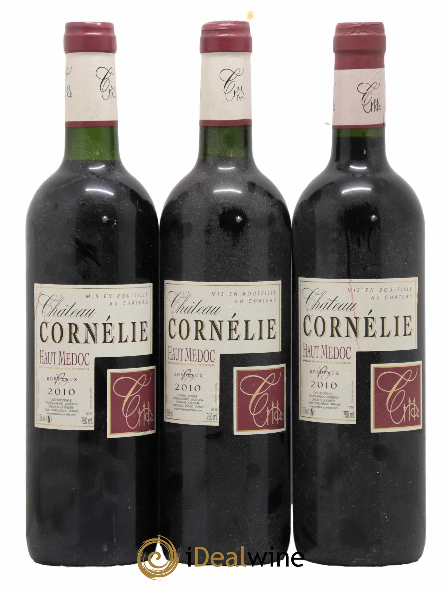 Haut Médoc Château Cornélie 2010 - Lot de 3 bouteilles - 0