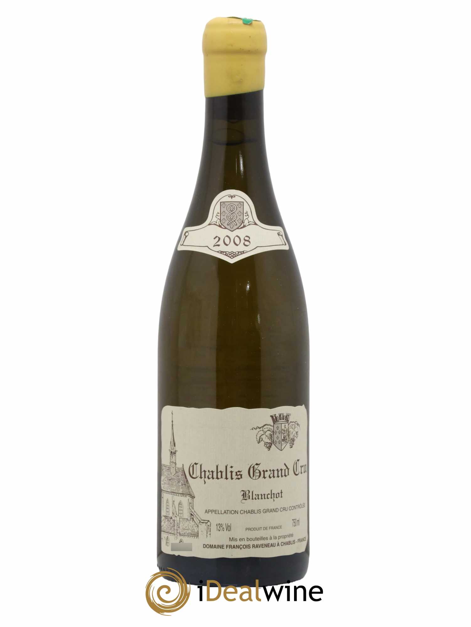 Chablis Grand Cru Blanchot Raveneau (Domaine) 2008 - Lot de 1 bouteille - 0