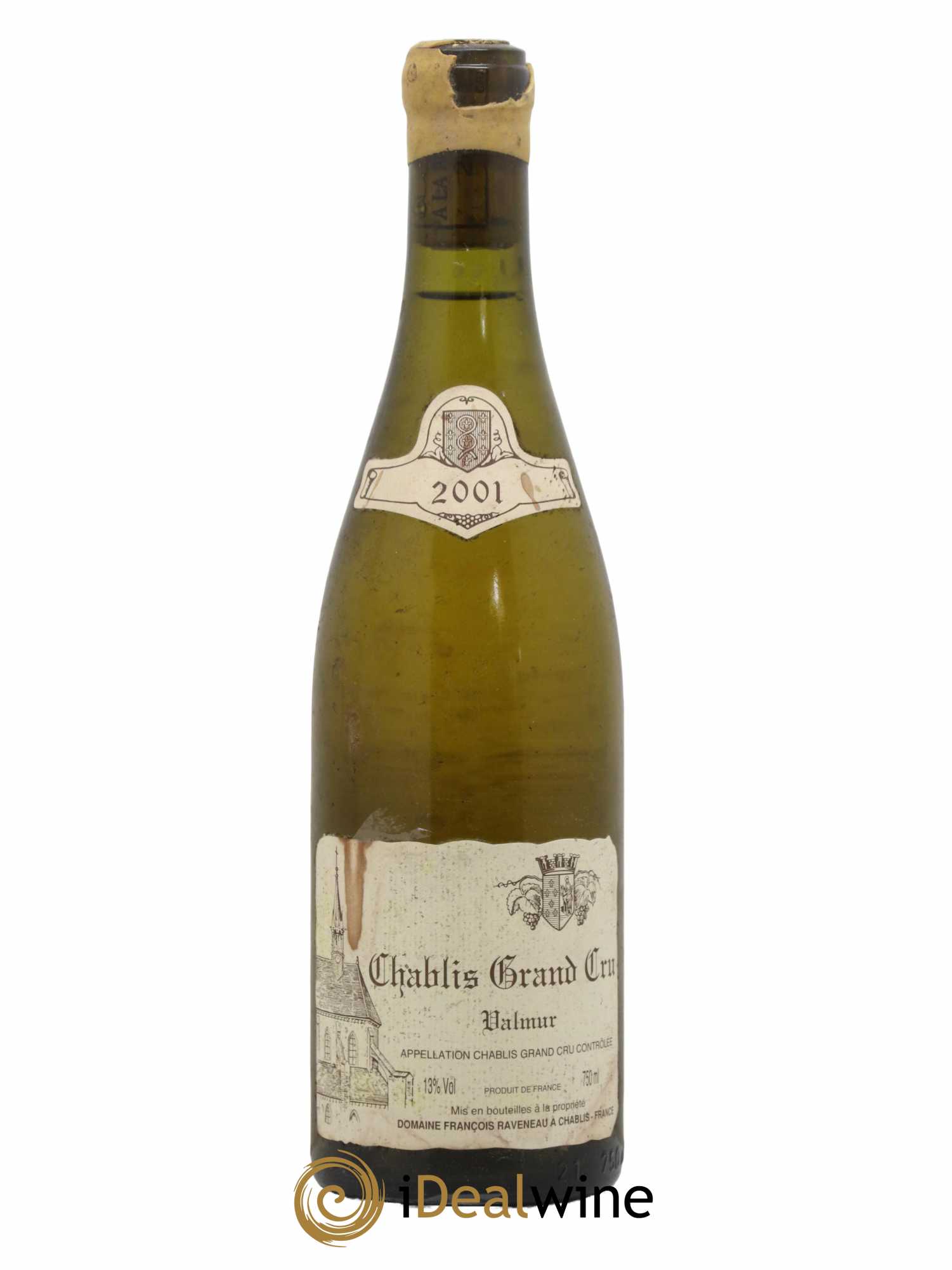 Chablis Grand Cru Valmur Raveneau (Domaine) 2001 - Lot de 1 bouteille - 0
