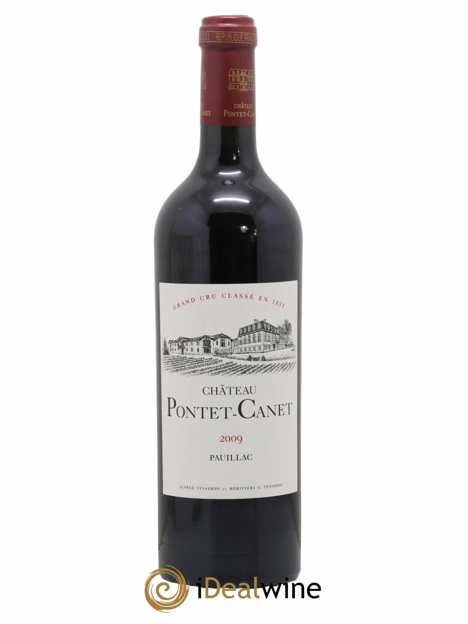 Château Pontet Canet 5ème Grand Cru Classé 2009 - Lot de 1 bouteille - 0