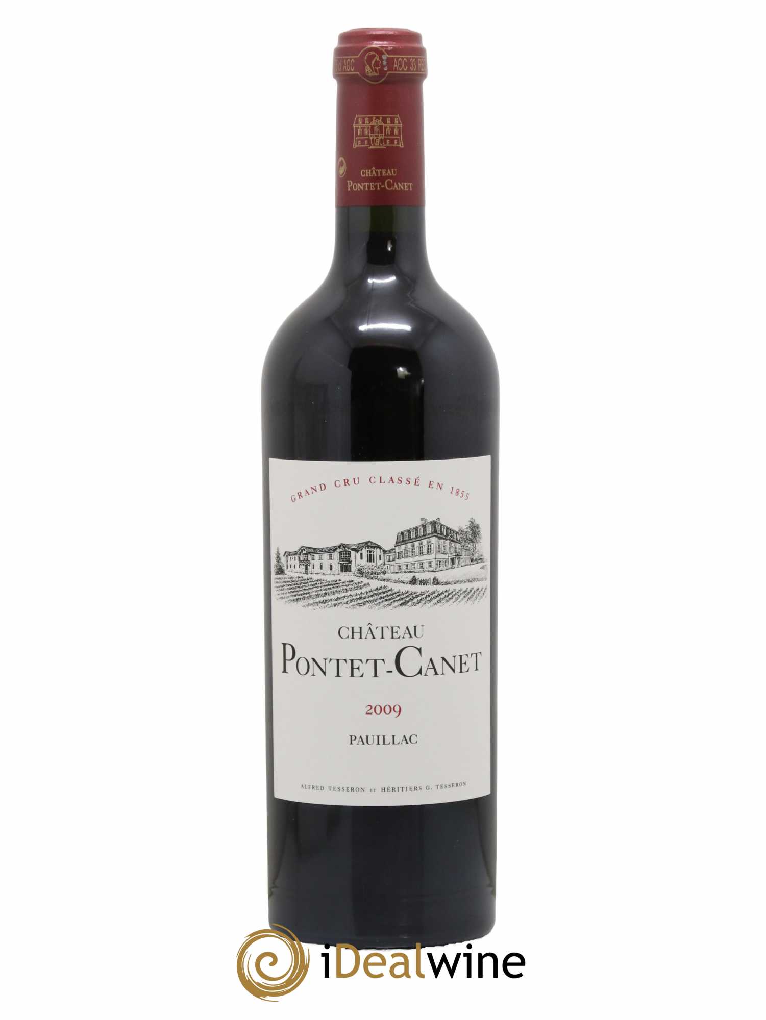 Château Pontet Canet 5ème Grand Cru Classé 2009 - Lot de 1 bouteille - 0