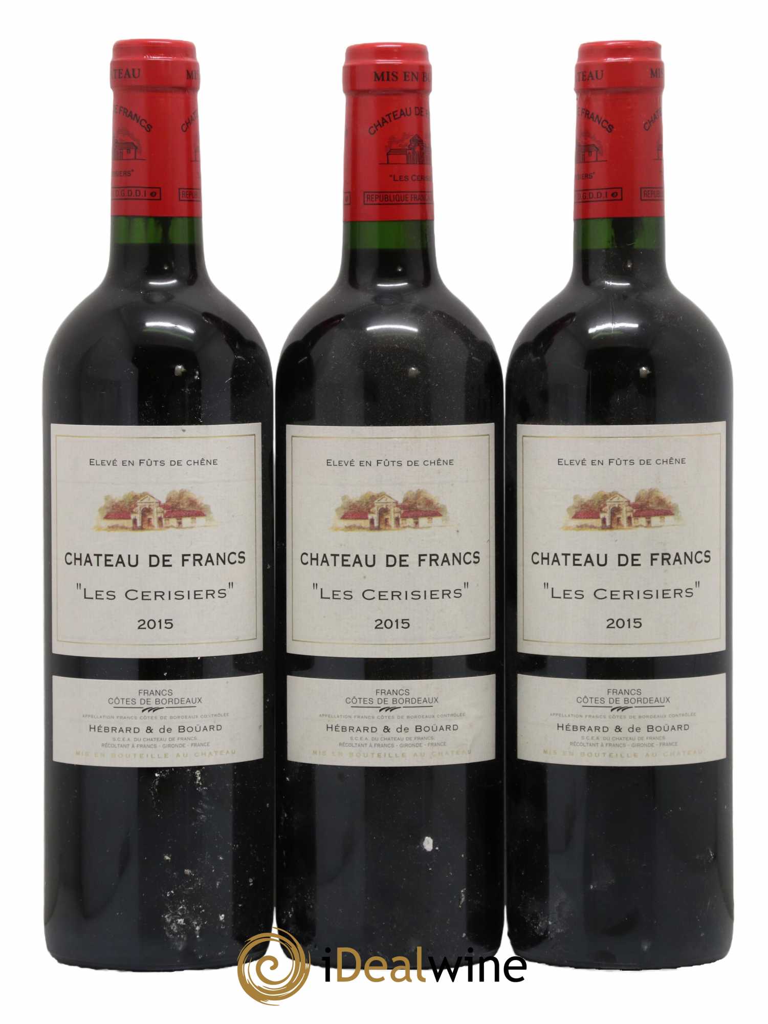 Château de Francs - Les Cerisiers 2015 - Lot de 3 bouteilles - 0