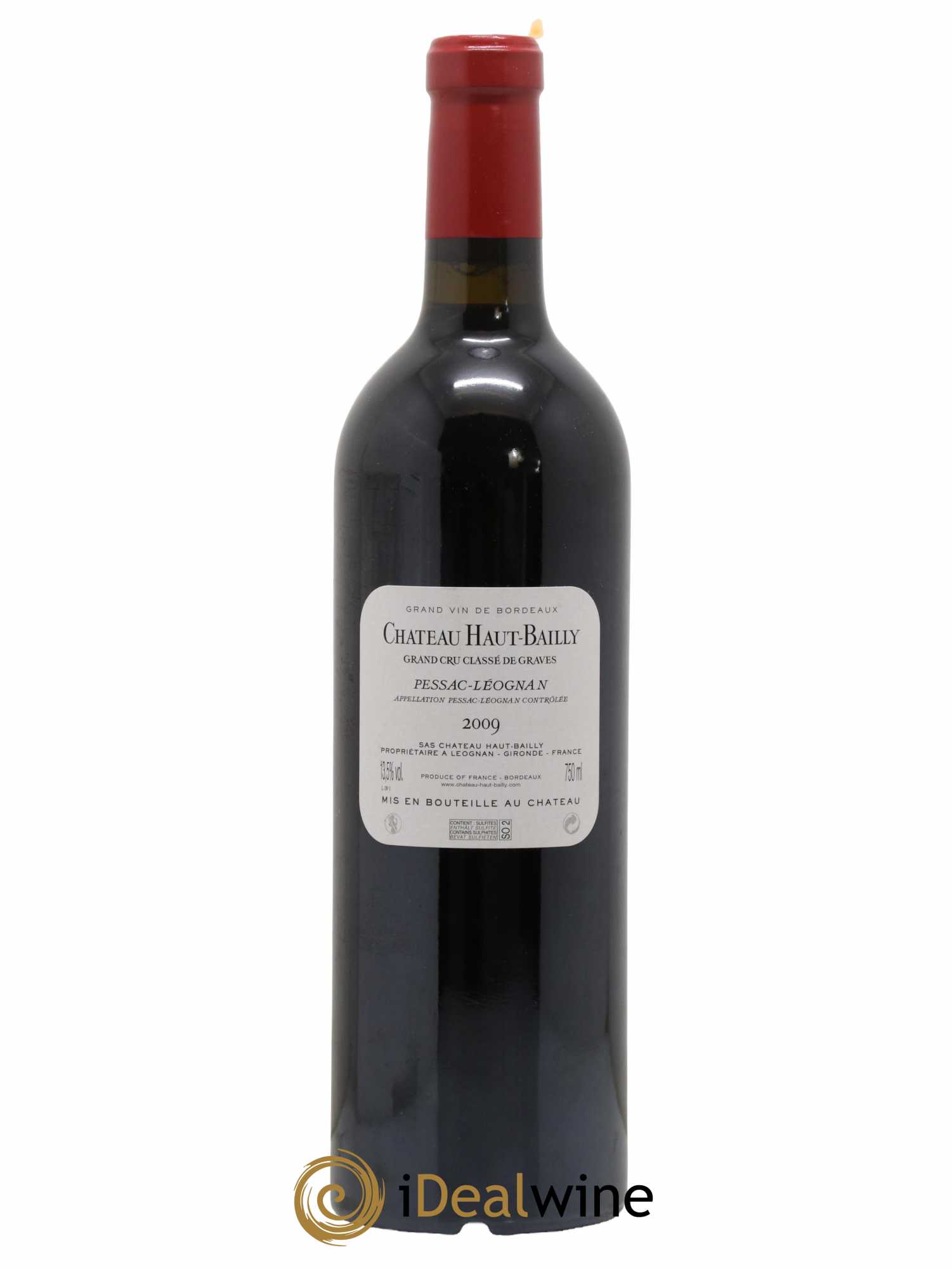 Château Haut-Bailly Cru Classé de Graves 2009 - Lot de 1 bouteille - 1