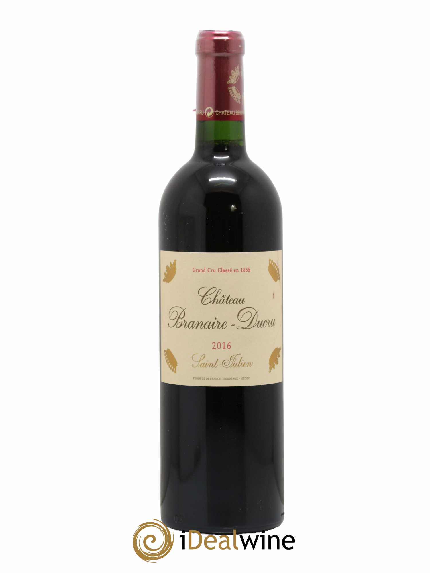 Château Branaire Ducru 4ème Grand Cru Classé 2016 - Lot de 1 bouteille - 0