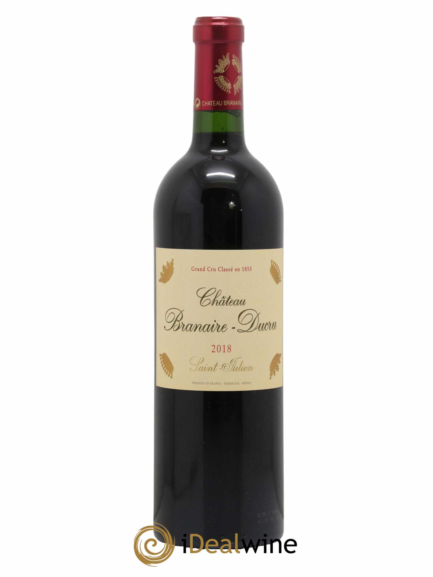 Château Branaire Ducru 4ème Grand Cru Classé 2018 - Lot de 1 bouteille - 0