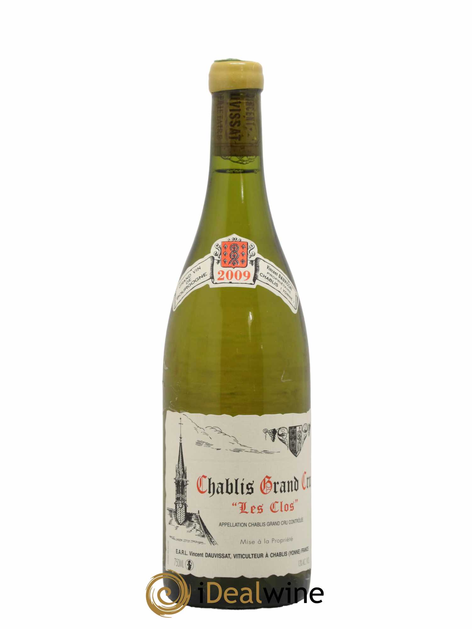 Chablis Grand Cru Les Clos Vincent Dauvissat (Domaine) 2009 - Lot de 1 bouteille - 0