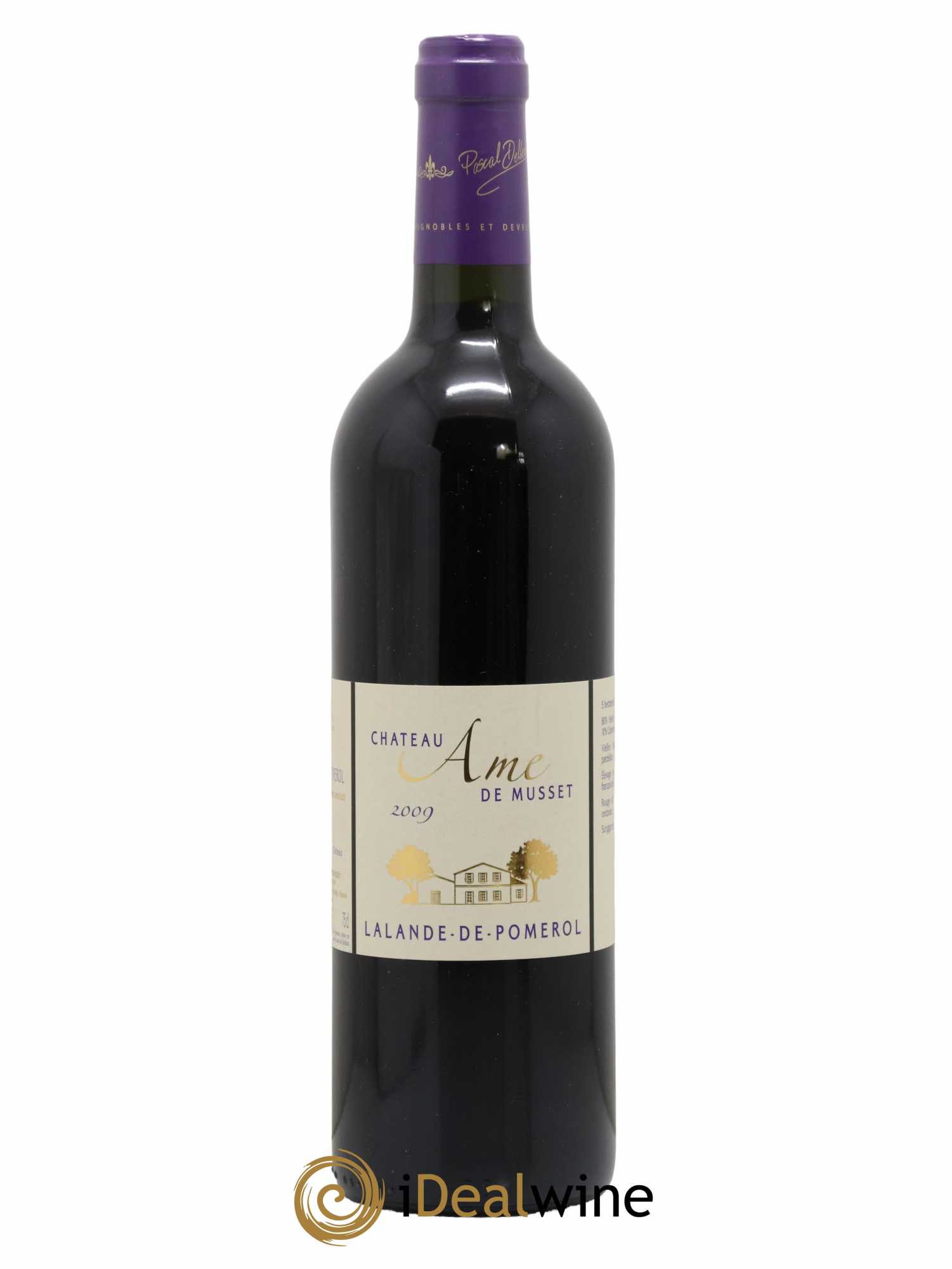 Lalande-de-Pomerol Château Ame de Musset 2009 - Lot de 1 bouteille - 0
