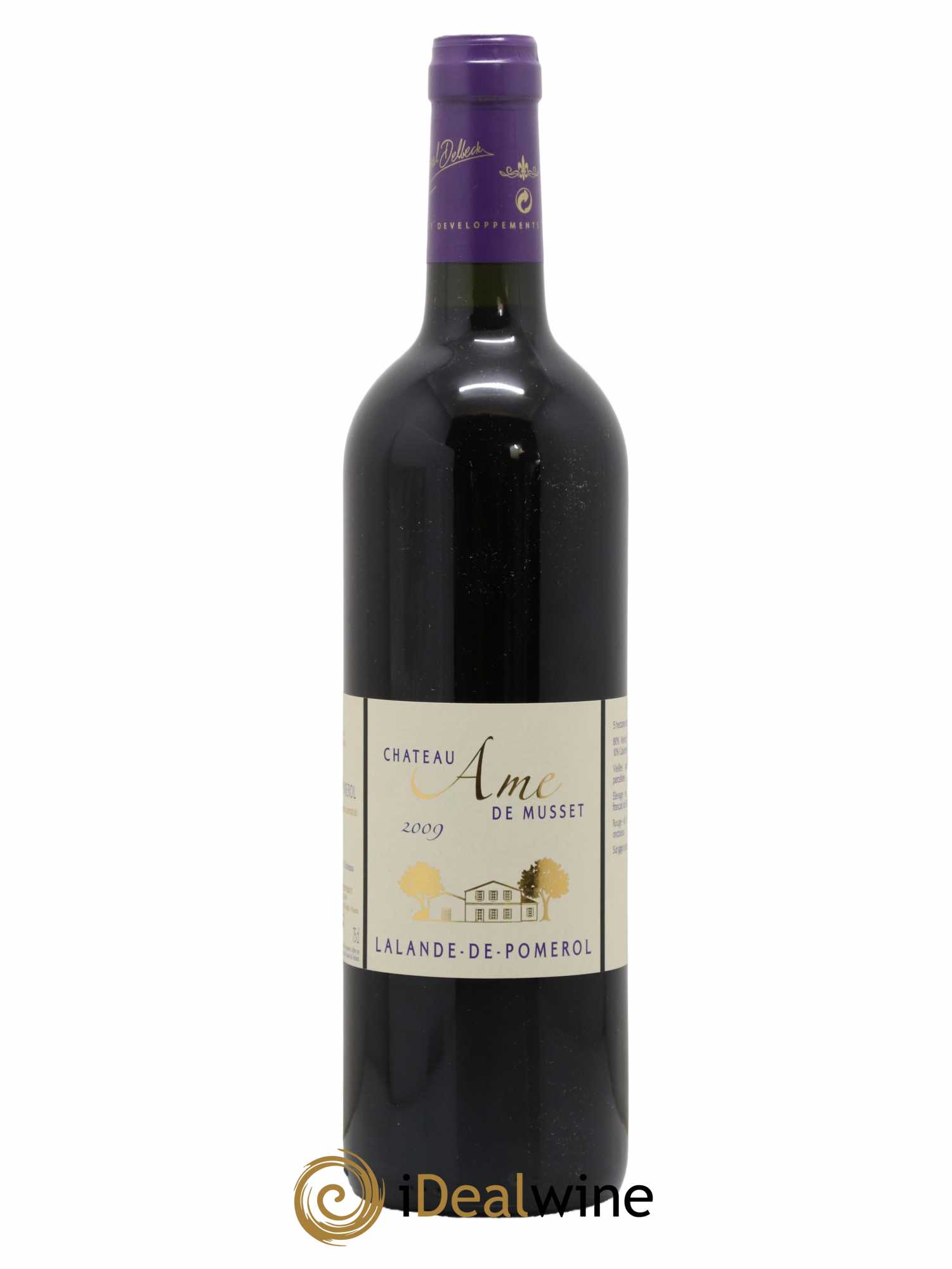 Lalande-de-Pomerol Château Ame de Musset 2009 - Lot de 1 bouteille - 0