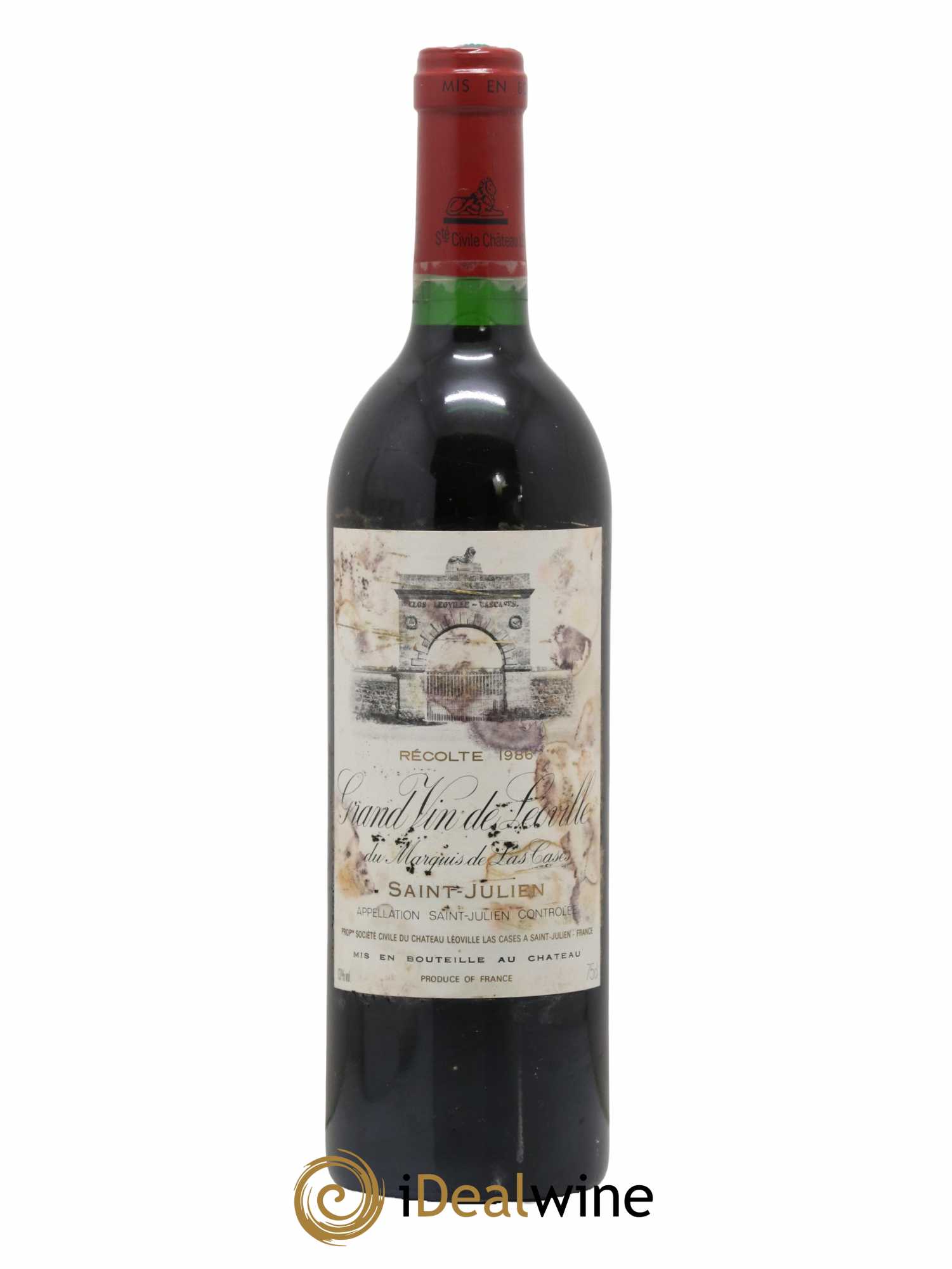 Château Léoville Las Cases 2ème Grand Cru Classé 1986 - Lot de 1 bouteille - 0