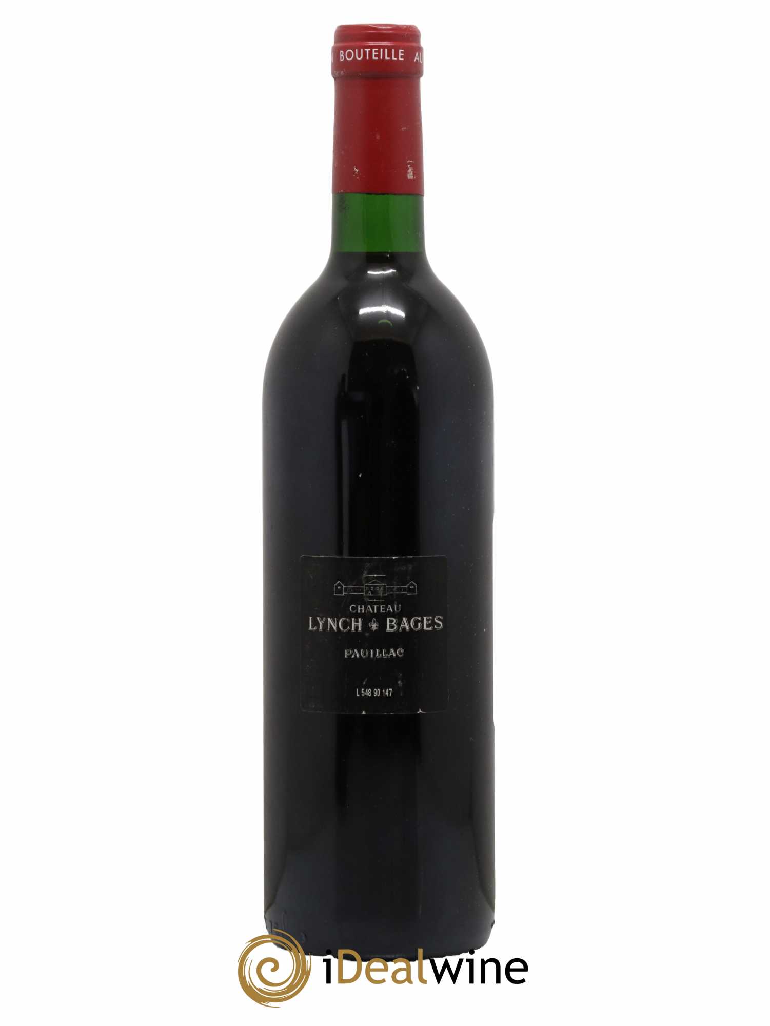 Château Lynch Bages 5ème Grand Cru Classé 1990 - Lot de 1 bouteille - 1