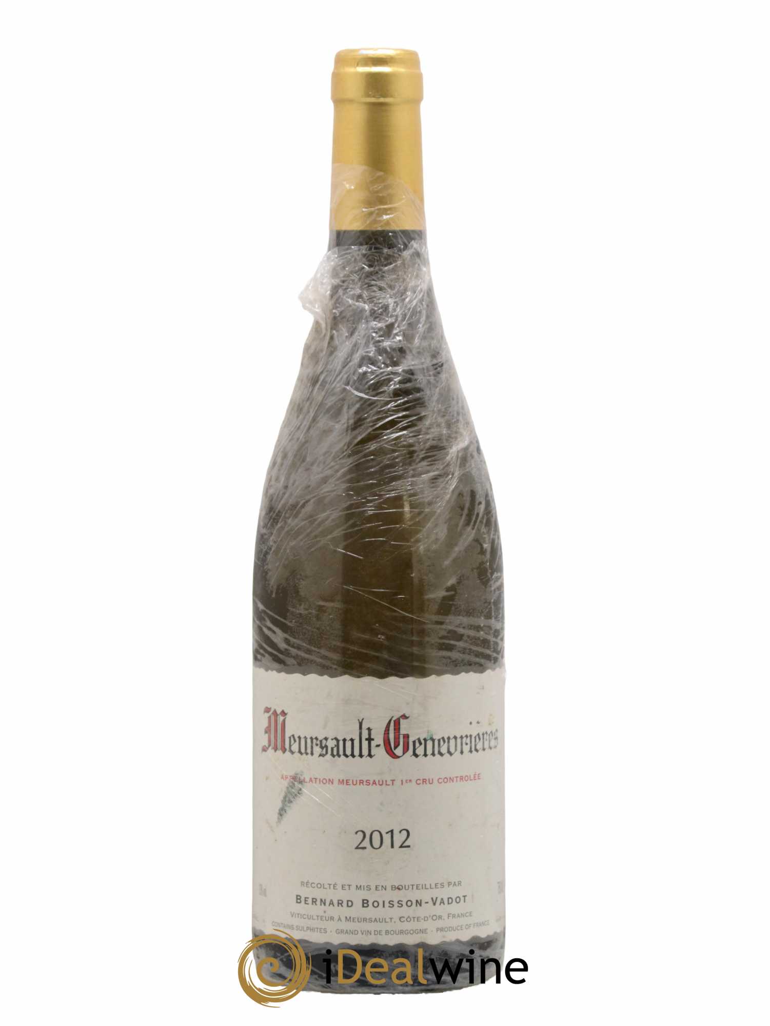 Meursault 1er Cru Genevrières Boisson-Vadot (Domaine) 2012 - Lot de 1 bouteille - 0
