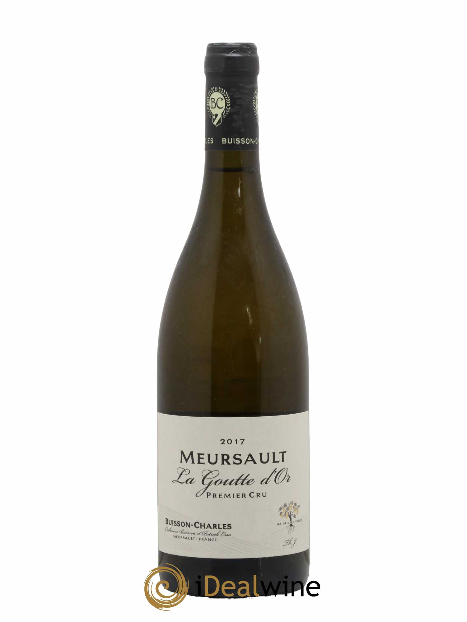 Meursault 1er Cru Goutte d'Or Buisson-Charles (Domaine) 2017 - Lot de 1 bouteille - 0