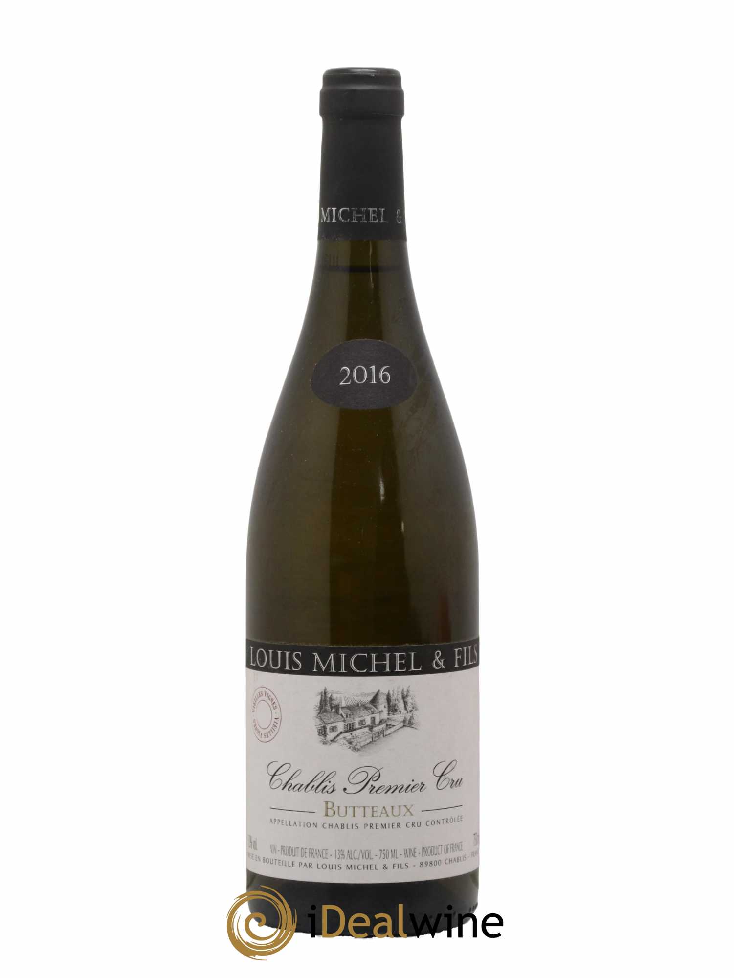 Chablis 1er Cru Butteaux Louis Michel et Fils 2016 - Posten von 1 Flasche - 0