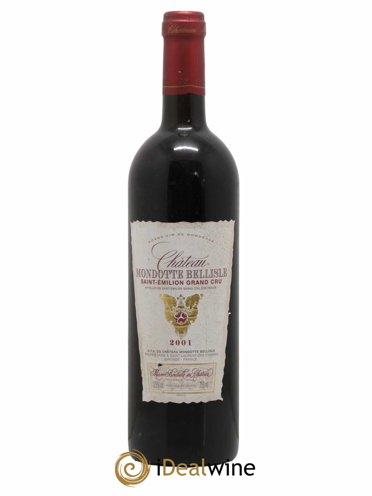 Saint-Émilion Grand Cru Mondotte Bellisle 2001 - Lot de 1 bouteille - 0