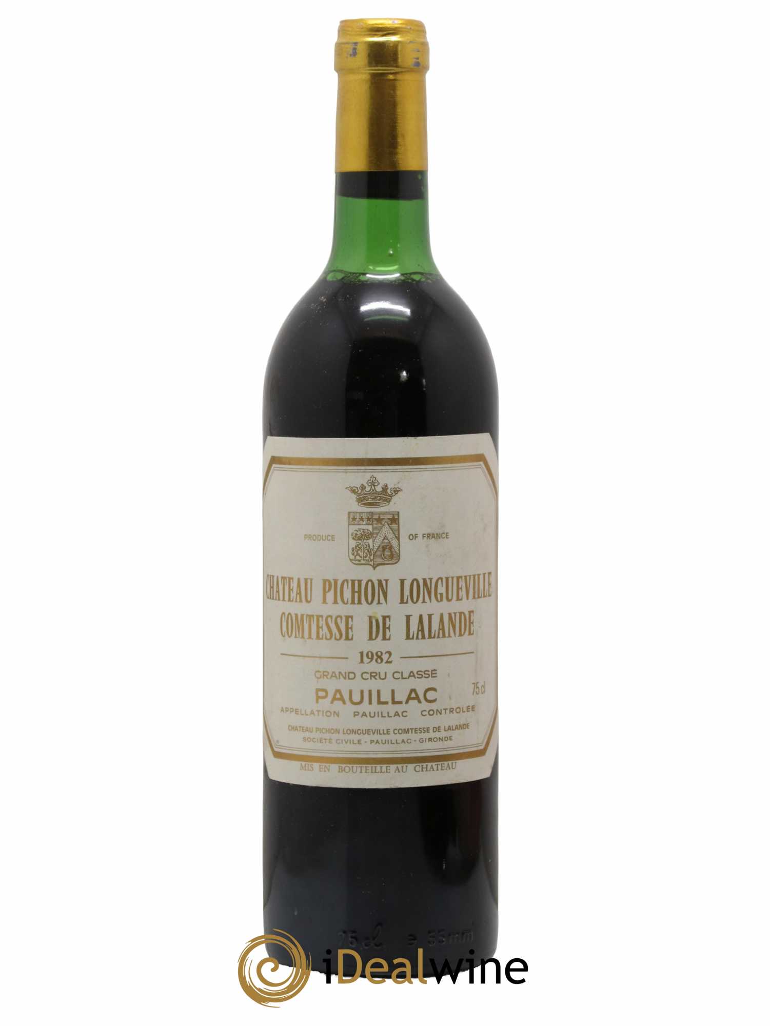 Château Pichon Longueville Comtesse de Lalande 2ème Grand Cru Classé 1982 - Lot de 1 bouteille - 0