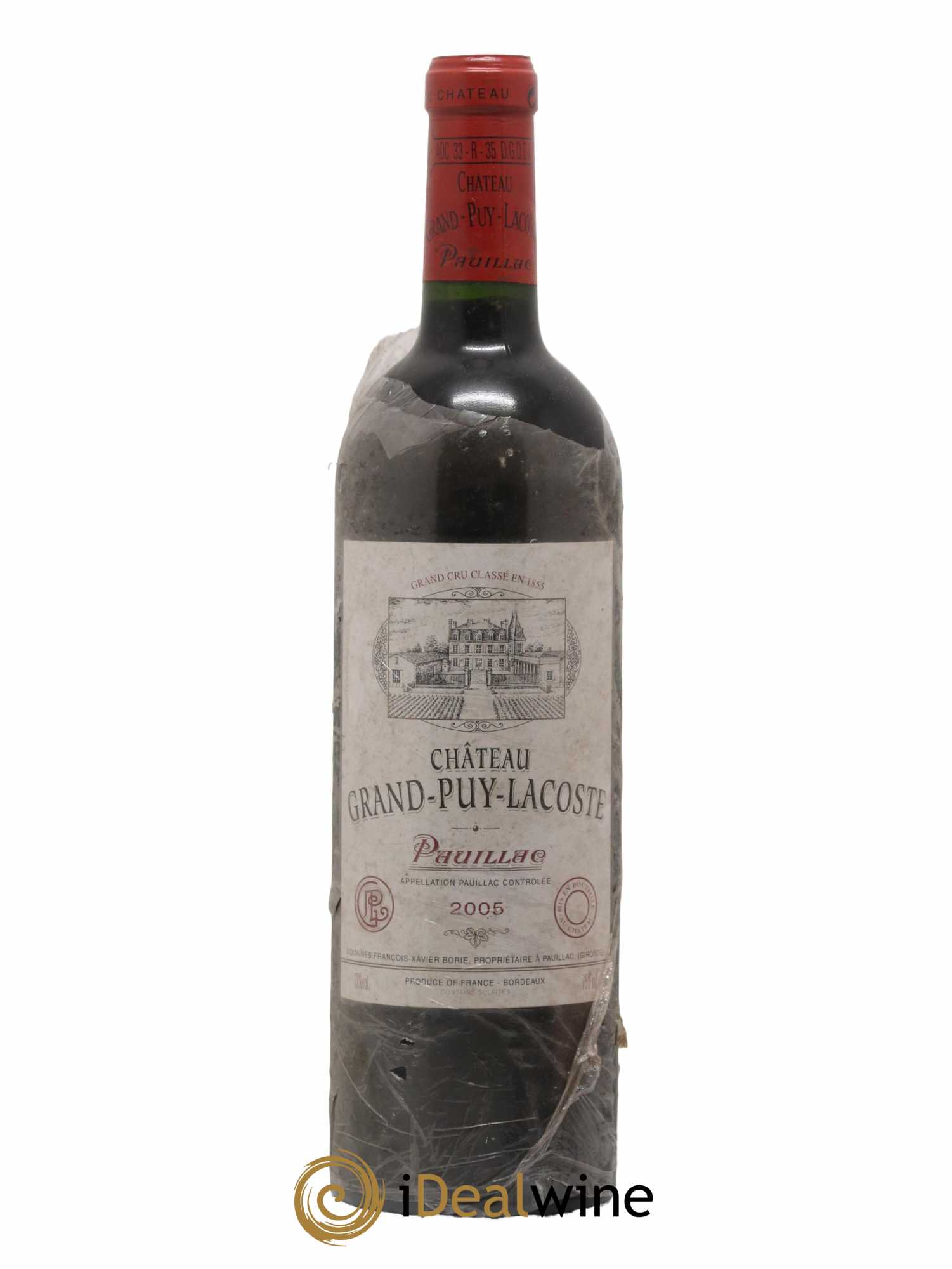 Château Grand Puy Lacoste 5ème Grand Cru Classé 2005 - Lot de 1 bouteille - 0