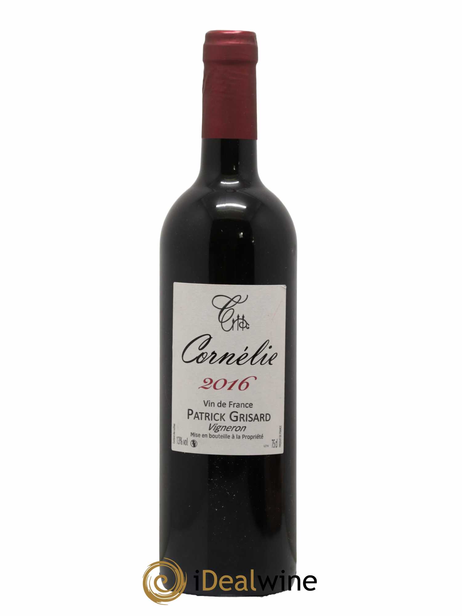 Vin de France Château Cornélie 2016 - Lot de 1 bouteille - 0