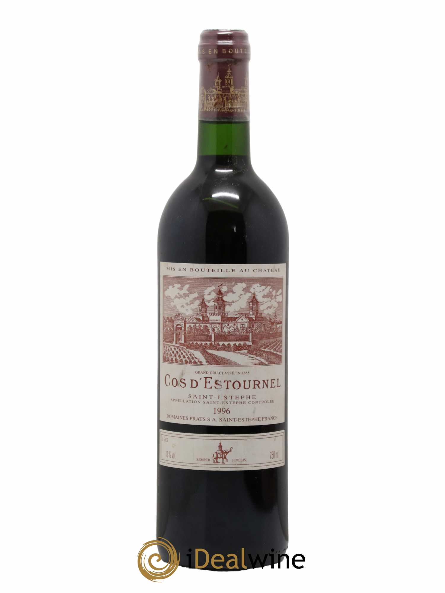 Cos d'Estournel 2ème Grand Cru Classé 1996 - Lot de 1 bouteille - 0