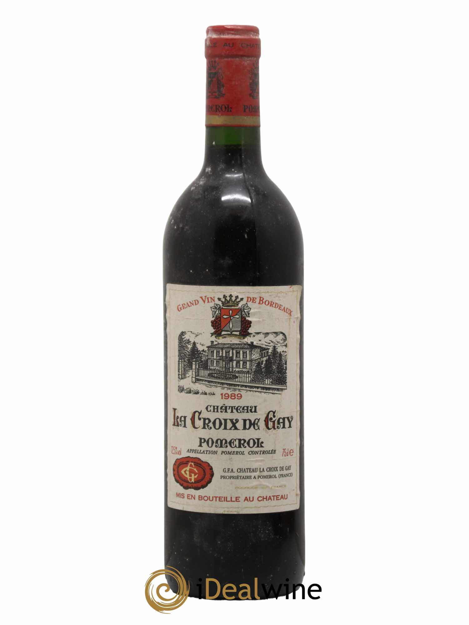 Château la Croix de Gay 1989 - Lot de 1 bouteille - 0