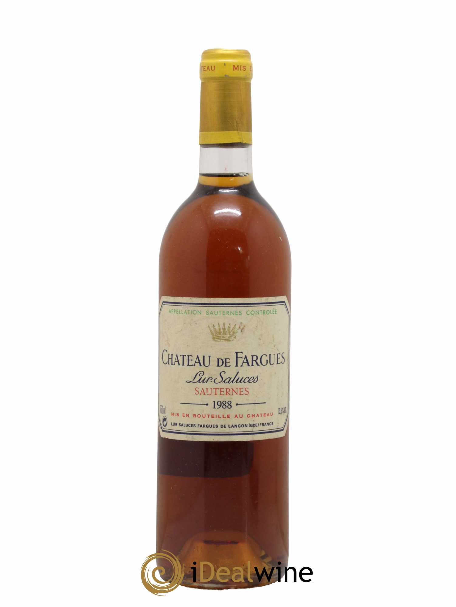 Château de Fargues 1988 - Lot de 1 bouteille - 0