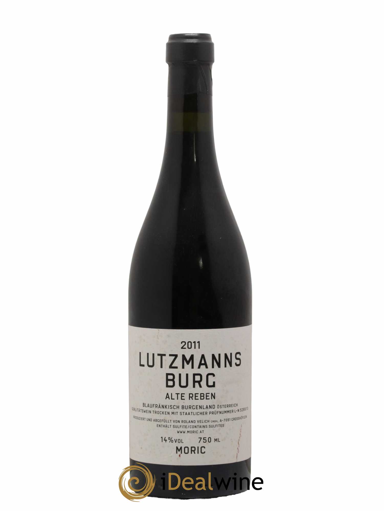 Autriche Blaufrankisch Lutzmanns burg Alte Reben Moric 2011 - Lot de 1 bouteille - 0