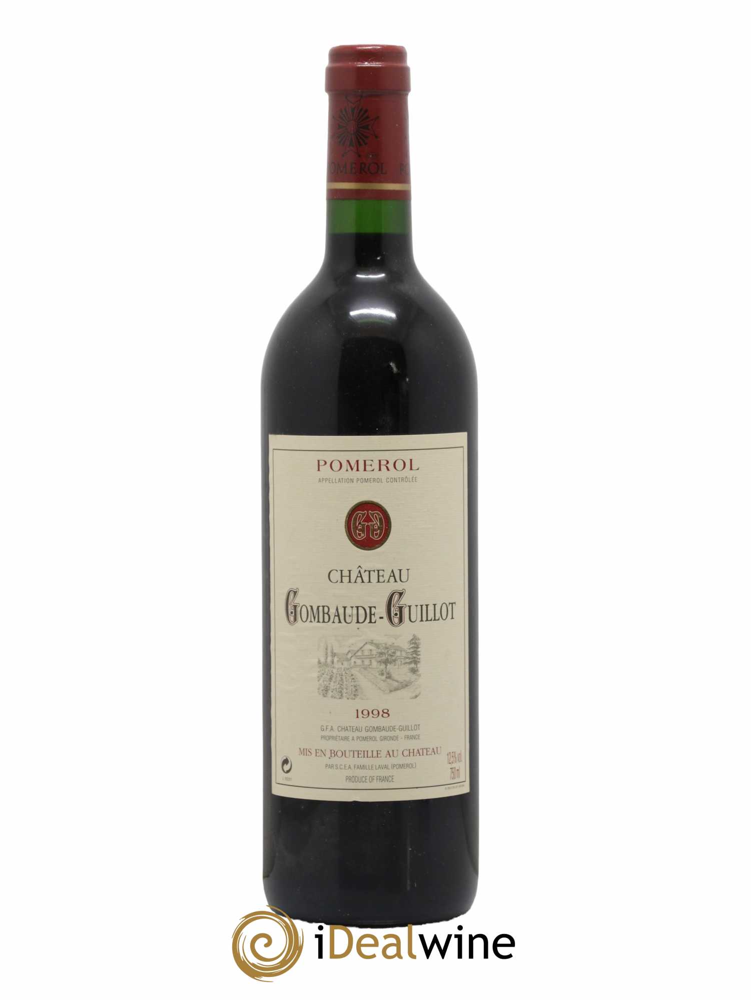 Château Gombaude Guillot 1998 - Lot de 1 bouteille - 0