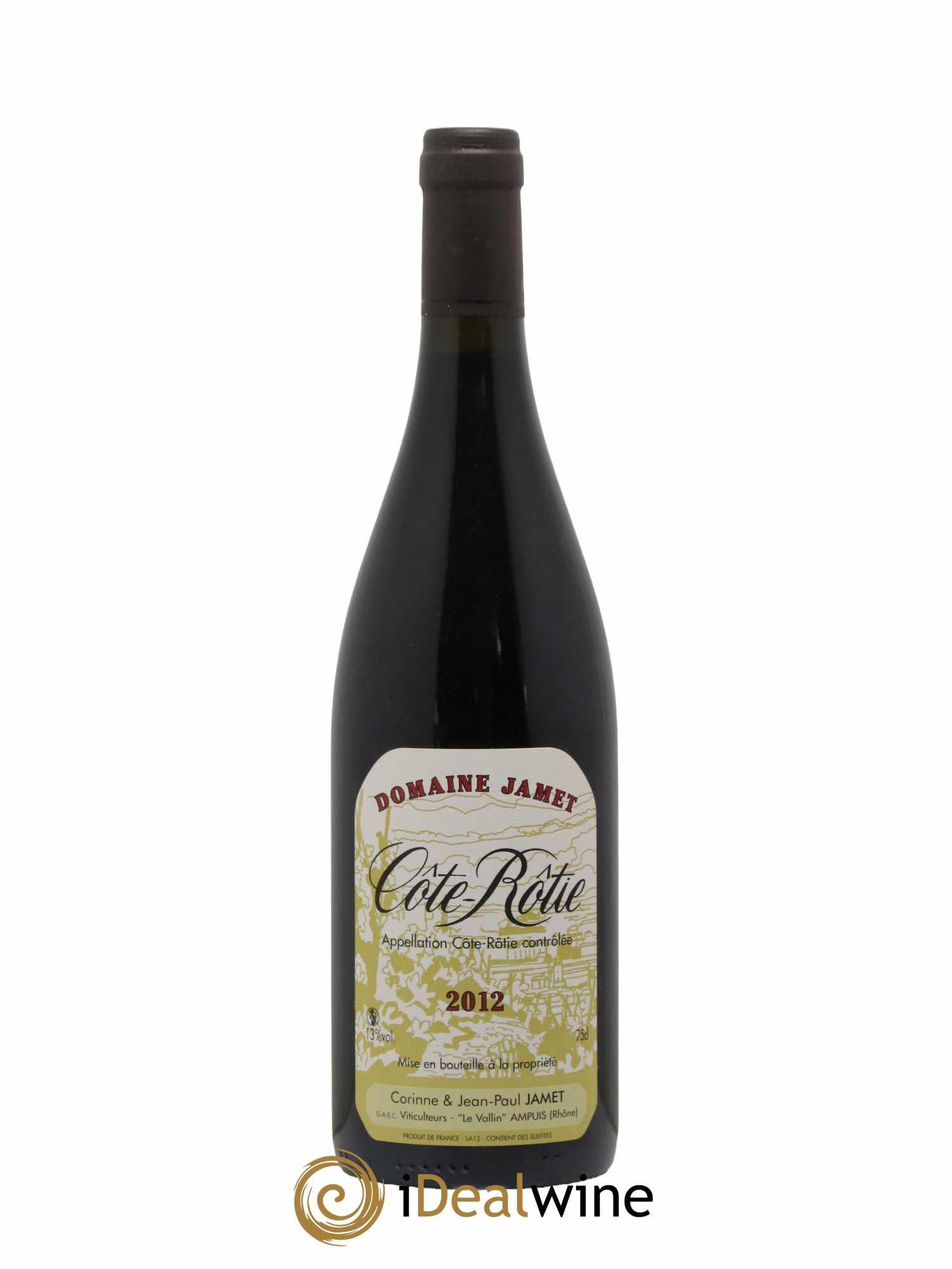 Côte-Rôtie Jamet (Domaine) 2012 - Lot de 1 bouteille - 0