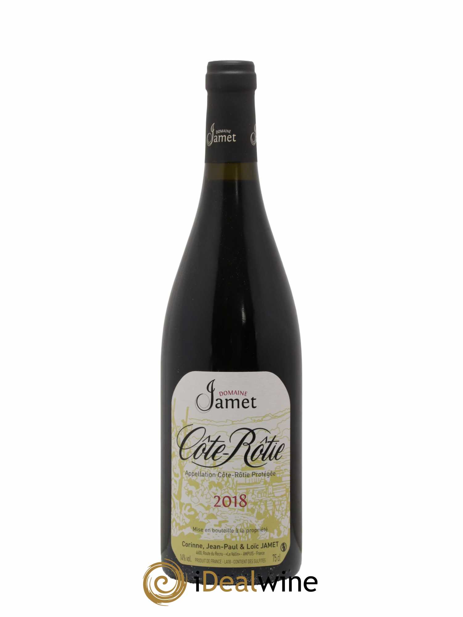 Côte-Rôtie Jamet (Domaine) 2018 - Lot de 1 bouteille - 0