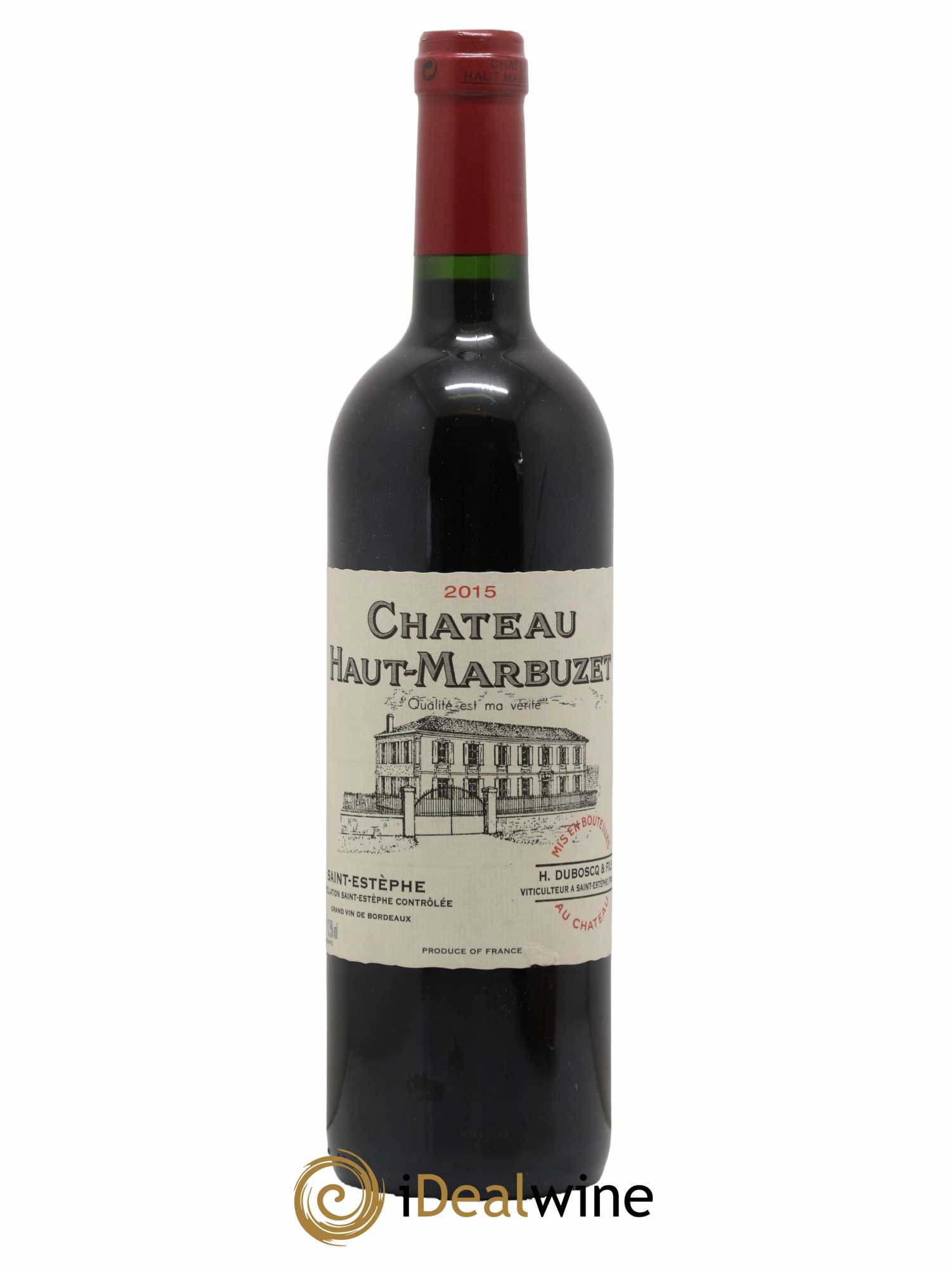 Château Haut Marbuzet 2015 - Lot de 1 bouteille - 0