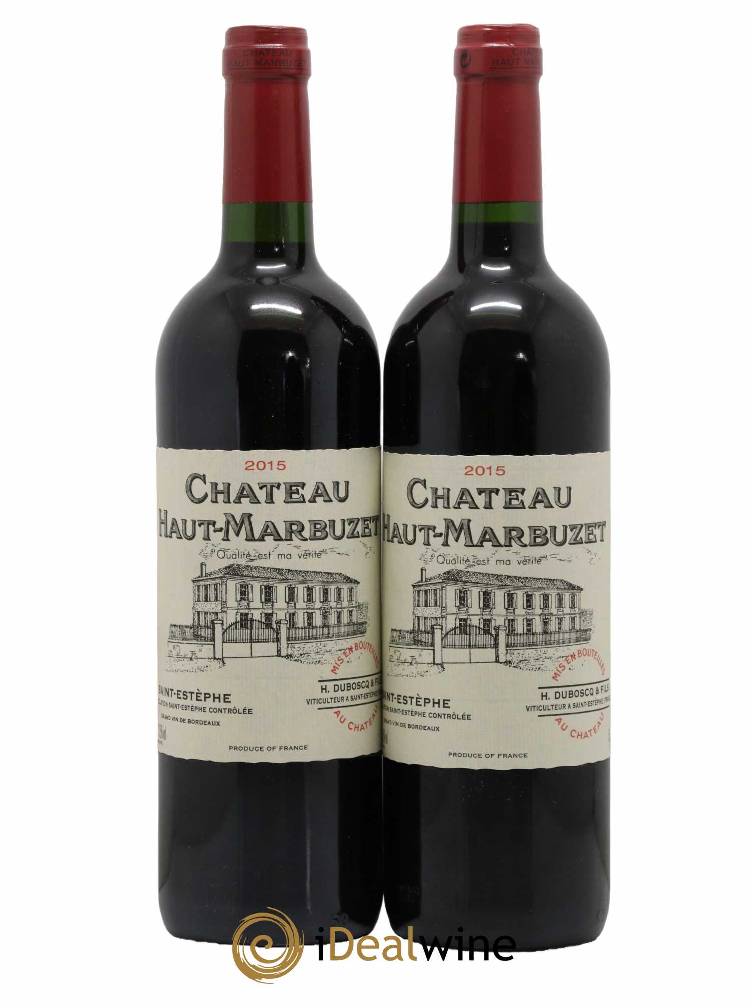 Château Haut Marbuzet 2015 - Lot de 2 bouteilles - 0