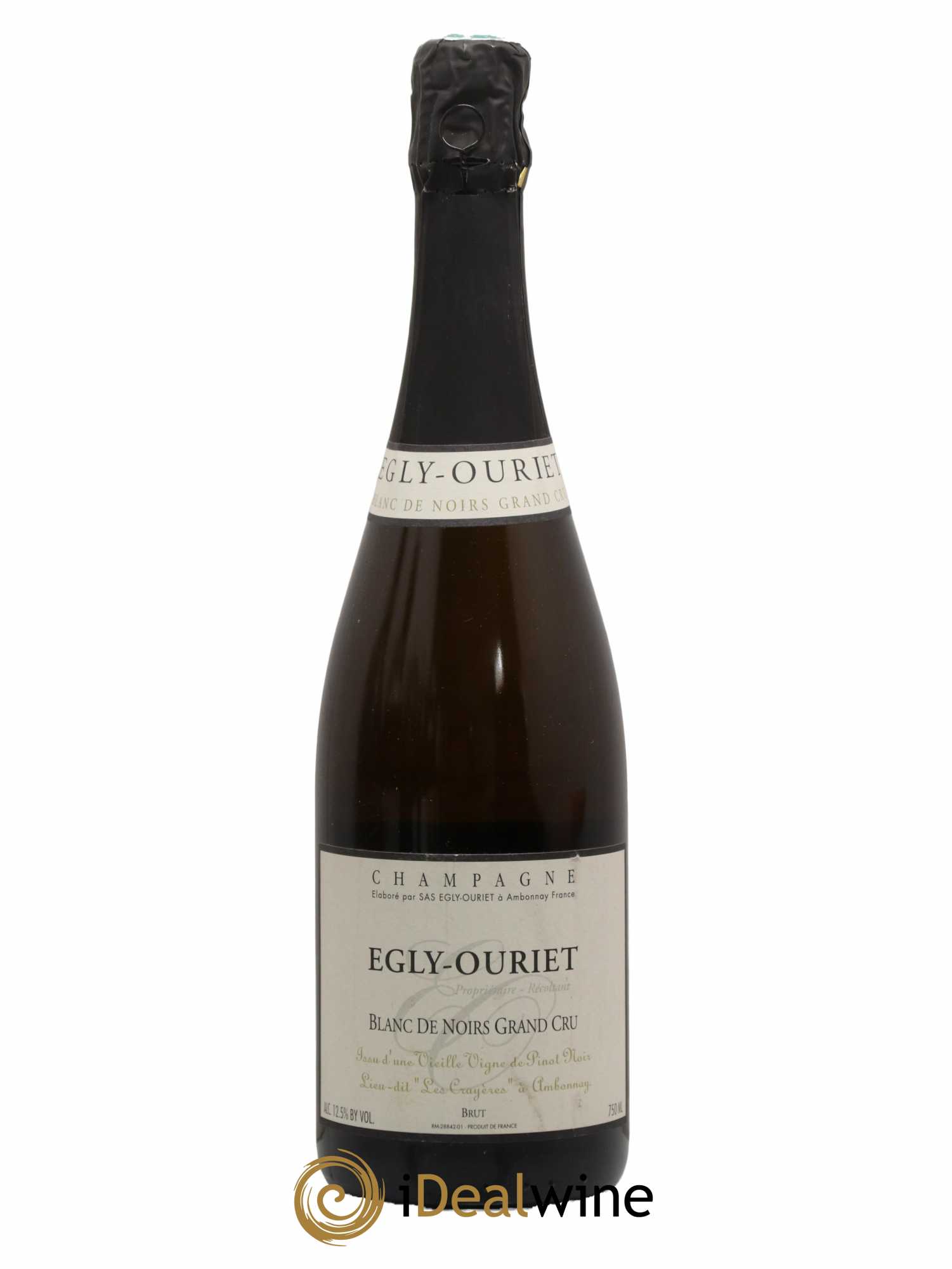Blanc de Noirs Vieilles Vignes Egly-Ouriet - Lot de 1 bouteille - 0