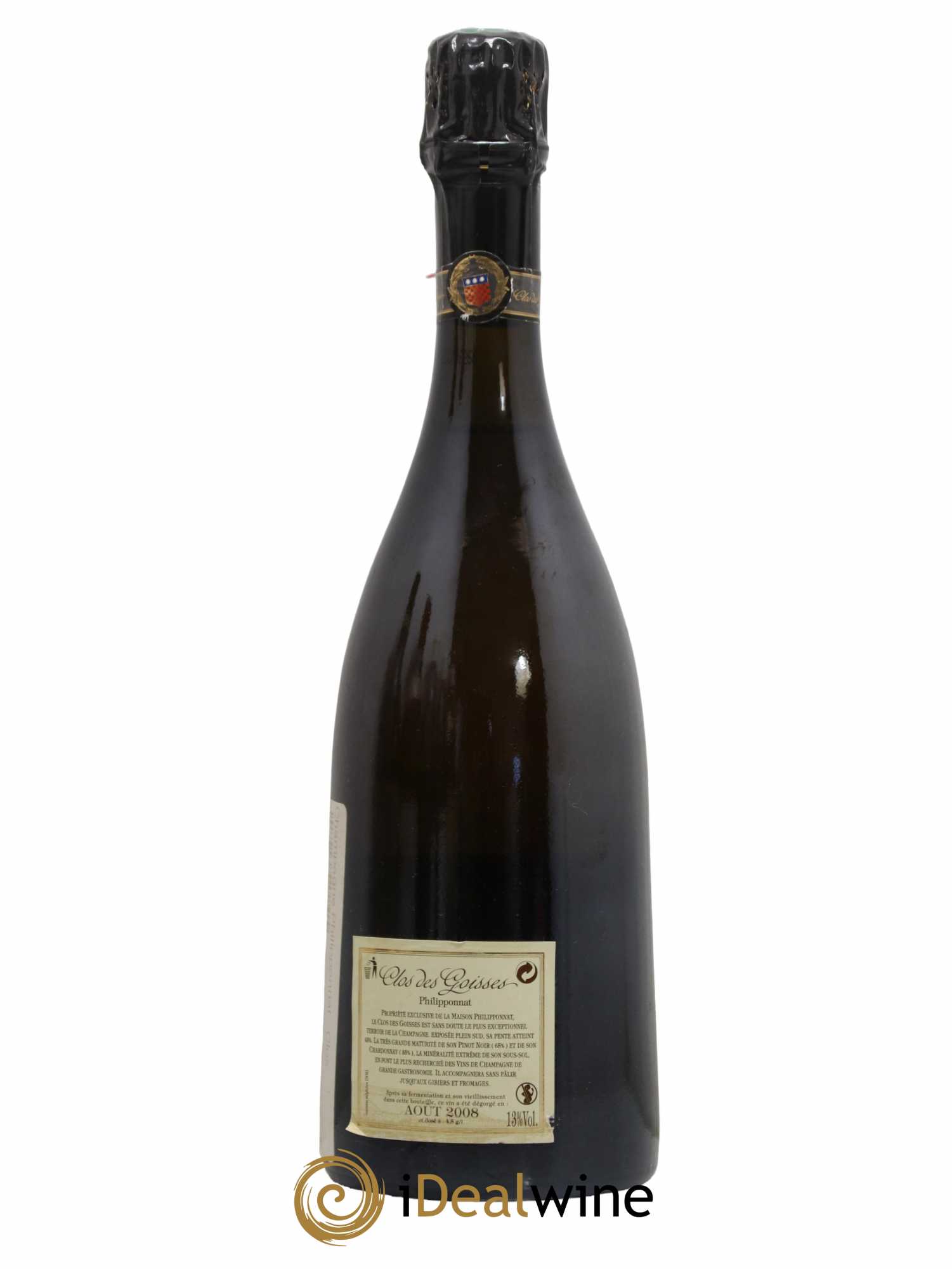 Clos des Goisses Philipponnat 2000 - Lot de 1 bouteille - 1