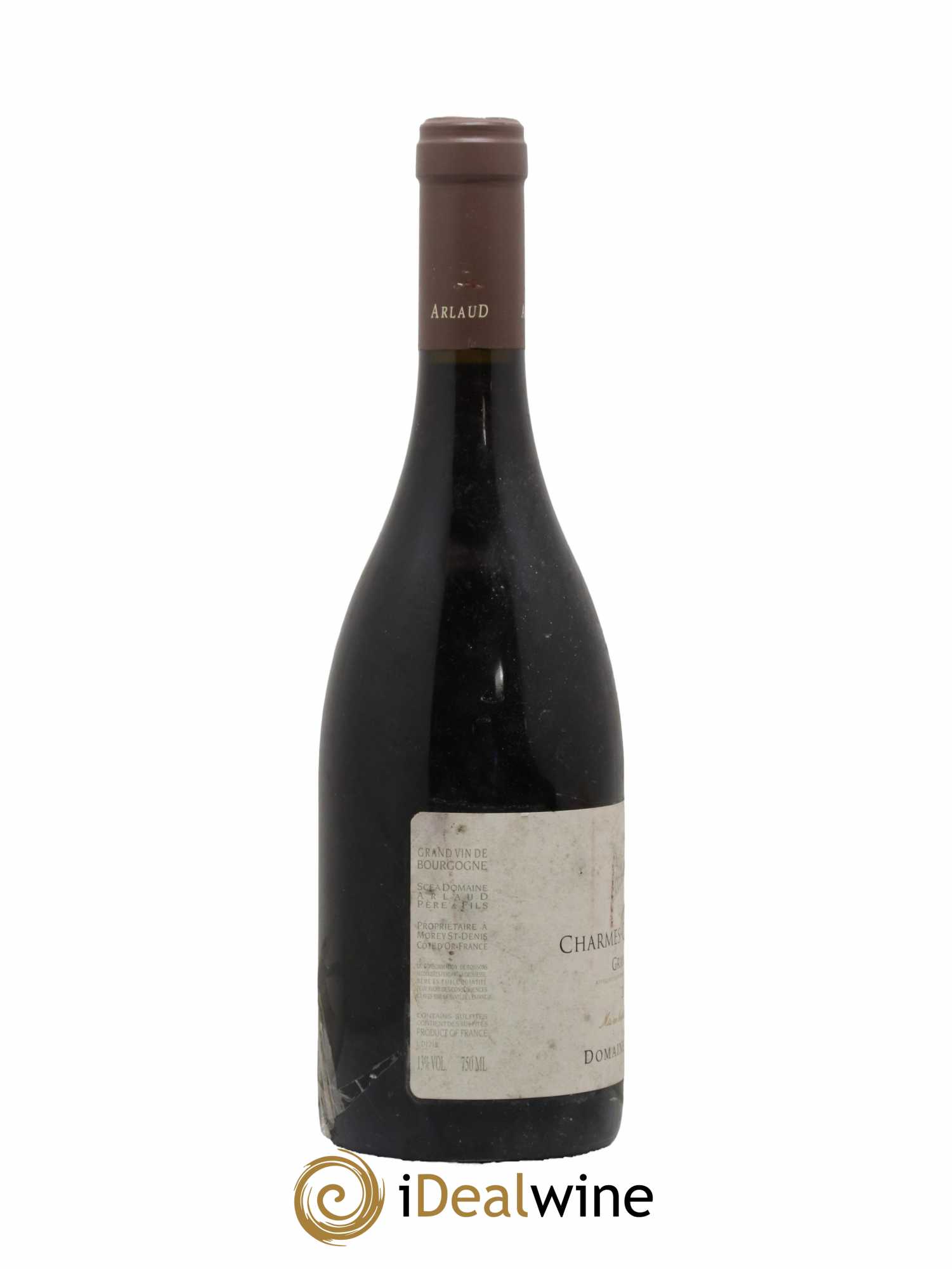 Charmes-Chambertin Grand Cru Arlaud 2012 - Lot de 1 bouteille - 1